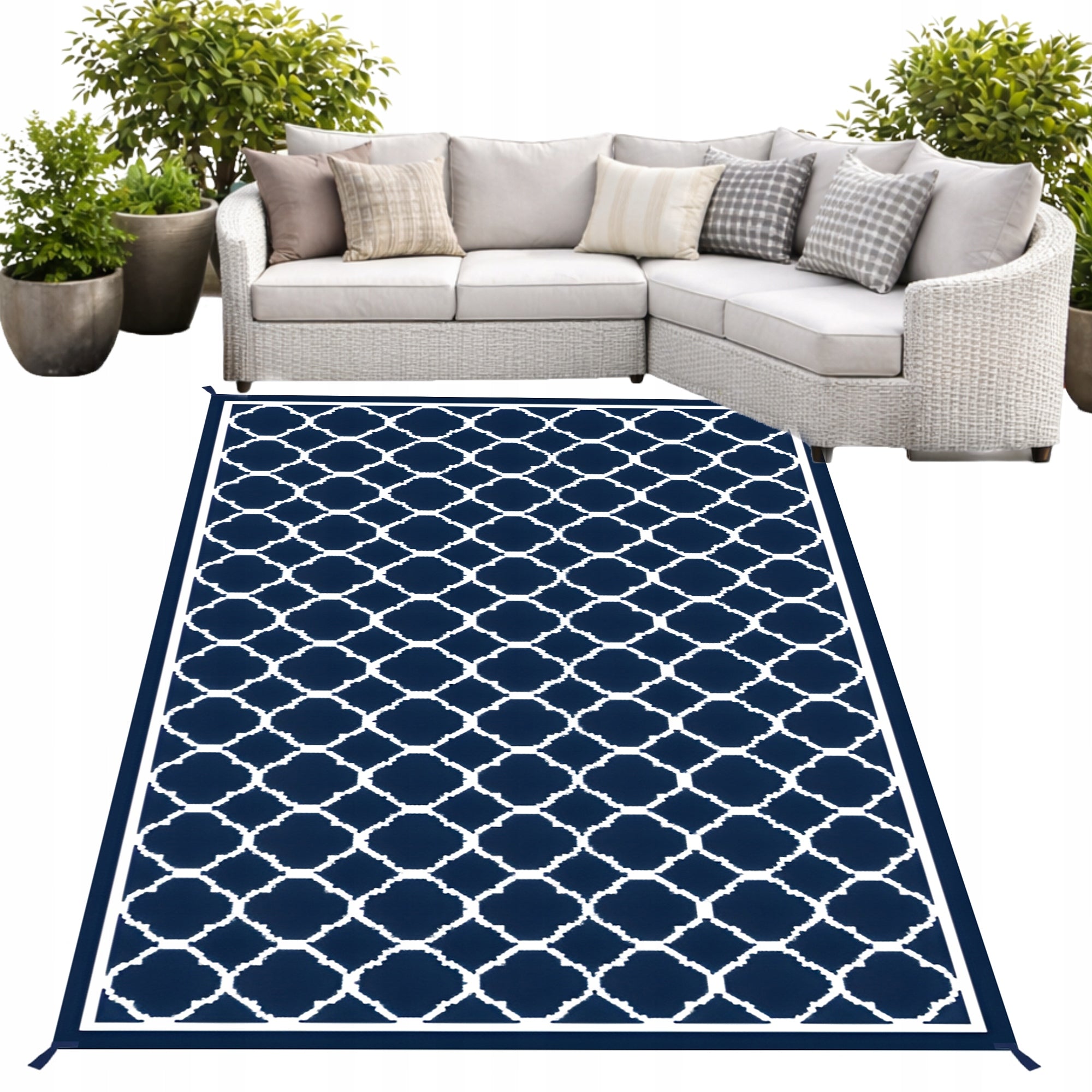 WATERPROOF OUTDOOR CARPET 120x180 TERRACE BALCONY DOUBLE SIDED TERRACE