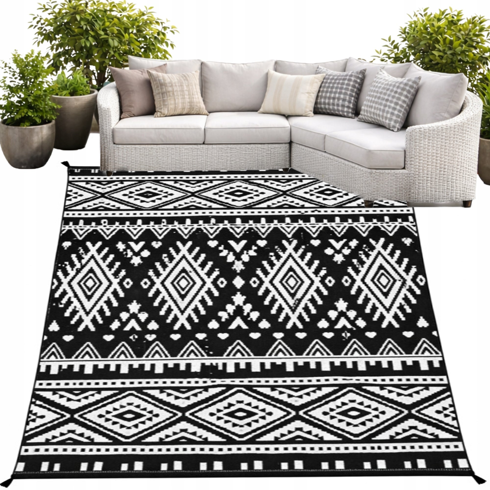 WATERPROOF OUTDOOR CARPET 160x230 TERRACE BALCONY DOUBLE SIDED TERRACE