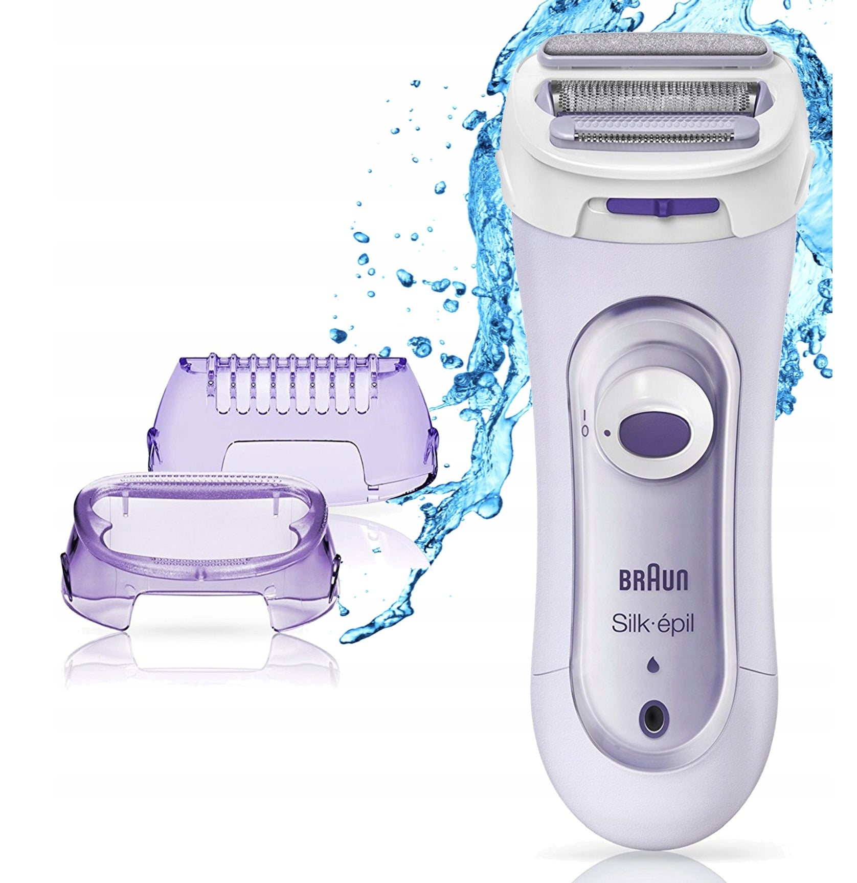 WATERPROOF SHAVER TRIMMER BRAUN 3in1 FOR BODY HAIR BIKINI LEGS + ACCESSORIES