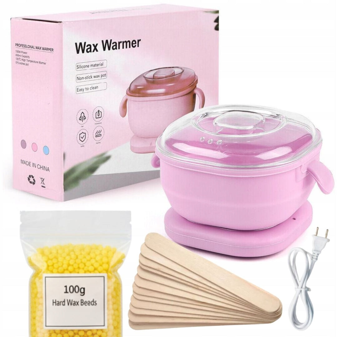 WAX HEATER HAIR REMOVAL KIT HARD WAX 100G STICKS Packaging status original