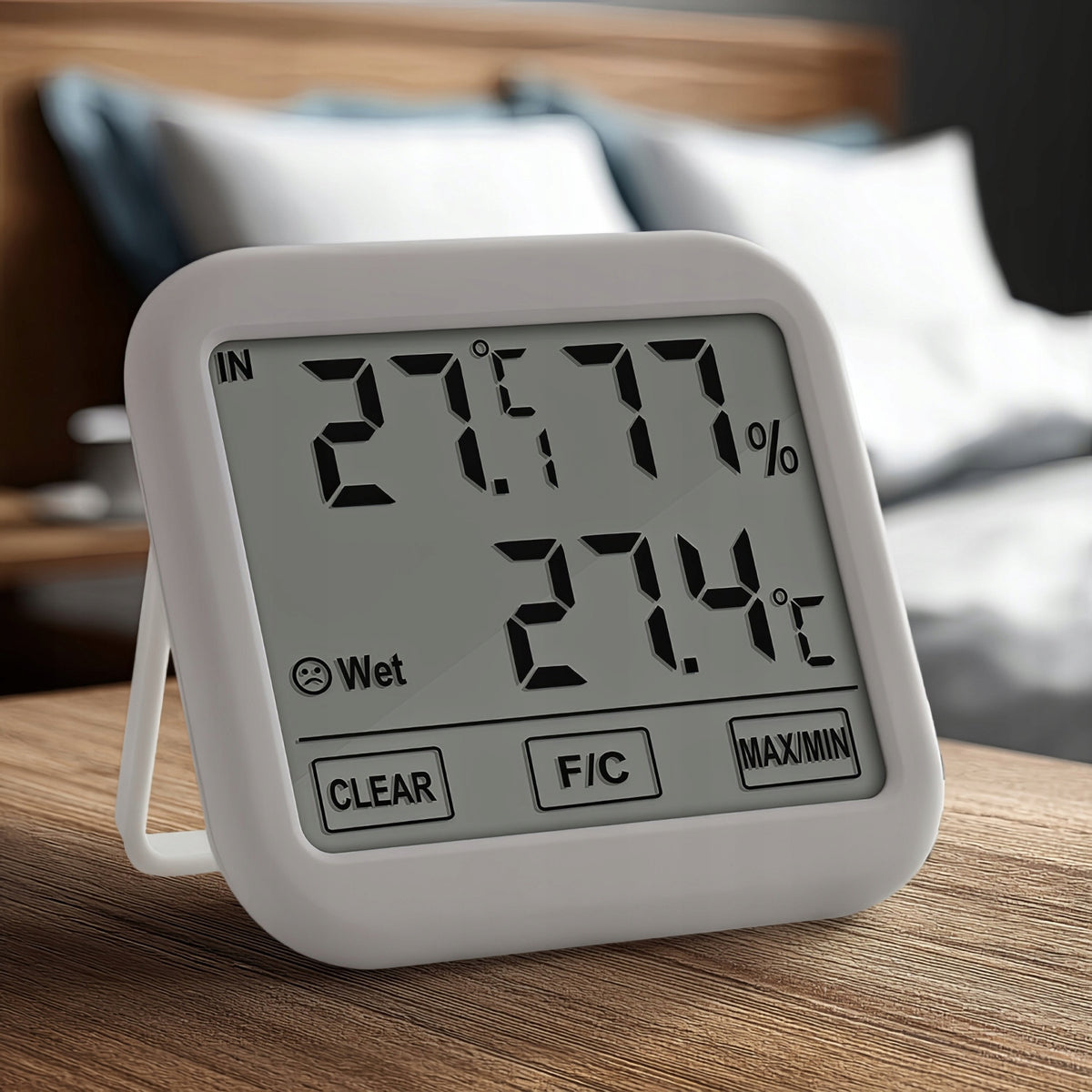 WEATHER STATION DIGITAL WEATHER THERMOMETER WITH EXTERNAL SENSOR Packaging status original