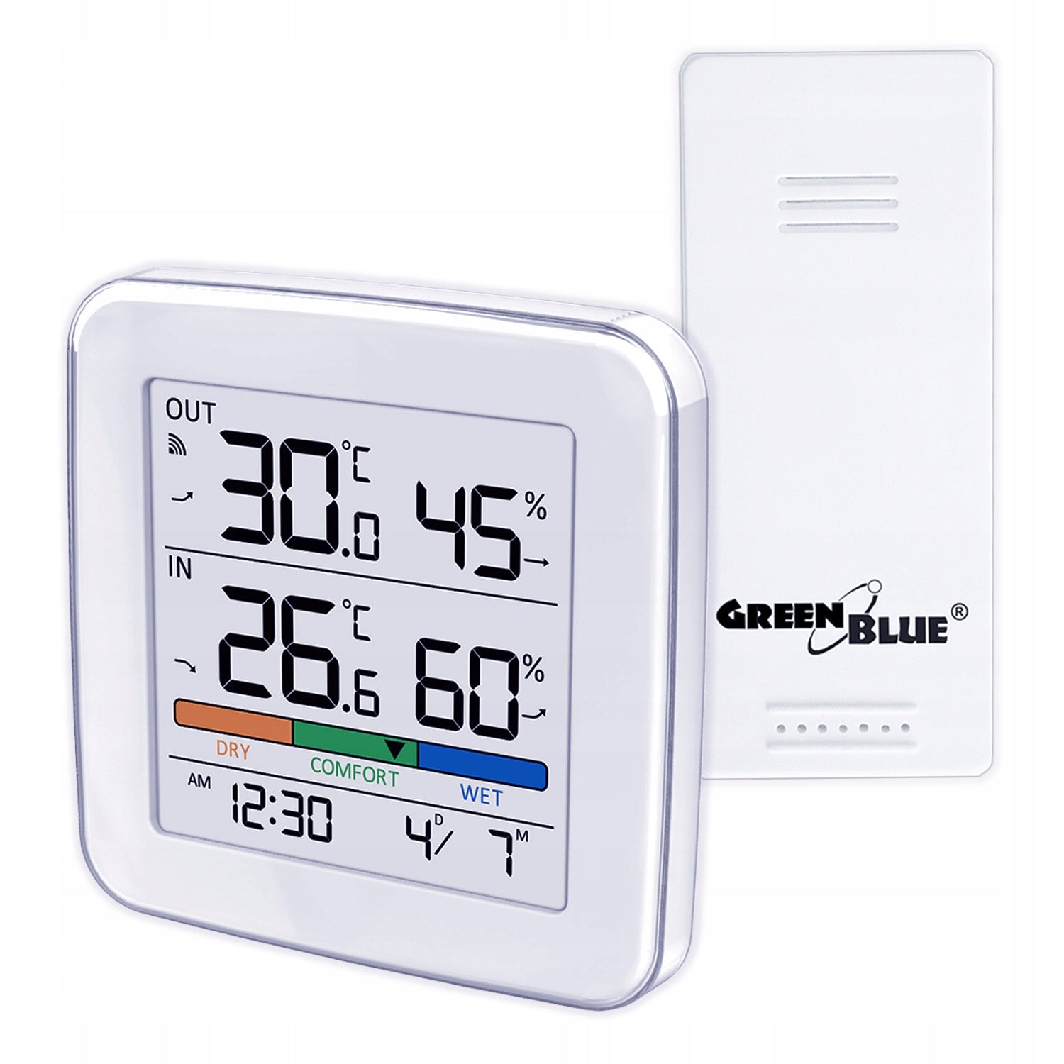 WEATHER STATION WIRELESS SCREEN HUMIDITY WIRELESS SENSOR Packaging status original