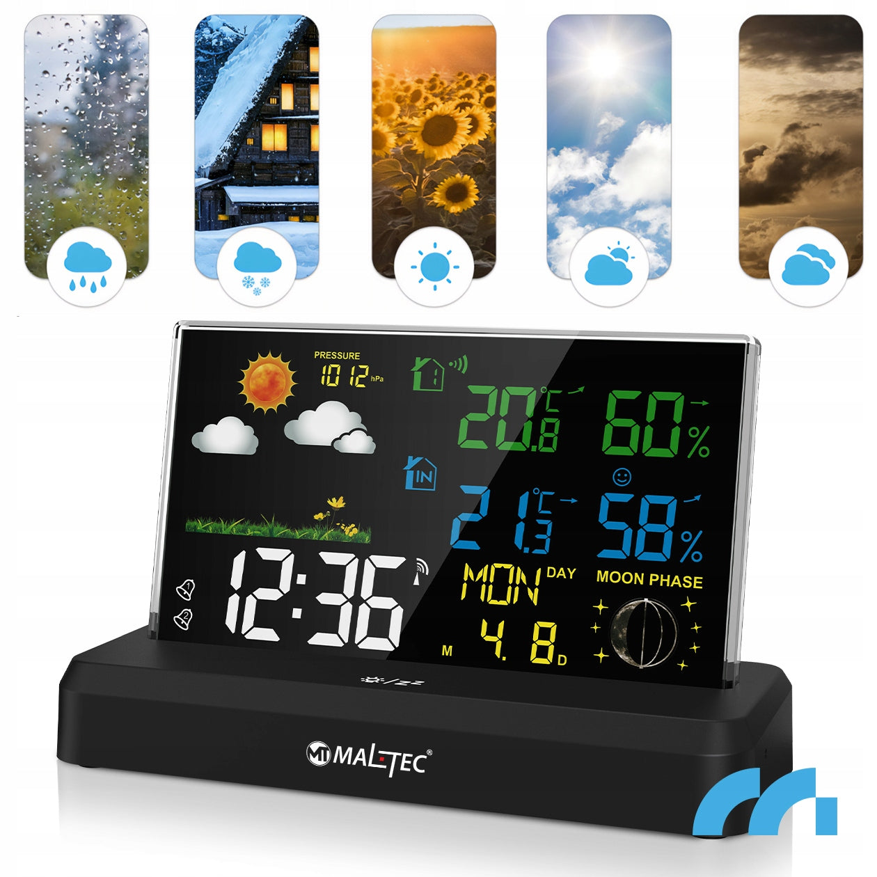 WEATHER STATION WIRELESS THERMOMETER BAROMETER OUTDOOR WEATHER SENSOR Manufacturer code Stacja Pogody Bezprzewodowa 111980
