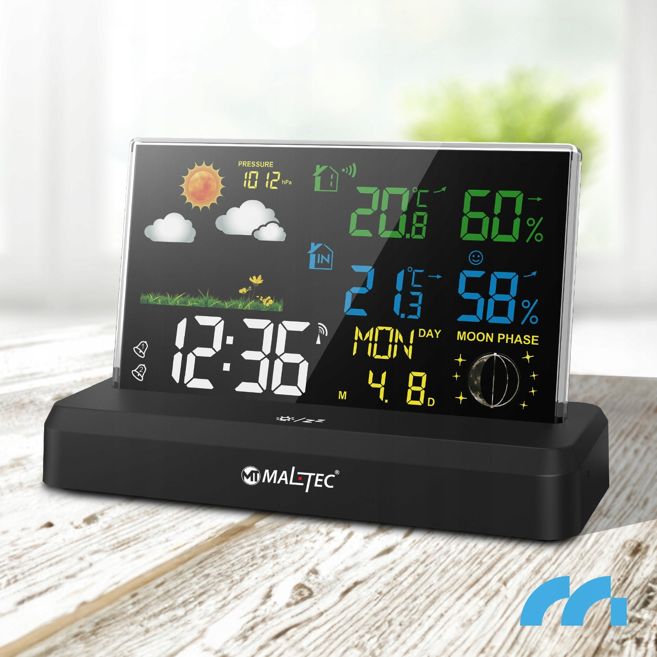 WEATHER STATION WIRELESS THERMOMETER BAROMETER OUTDOOR WEATHER SENSOR Packaging status original