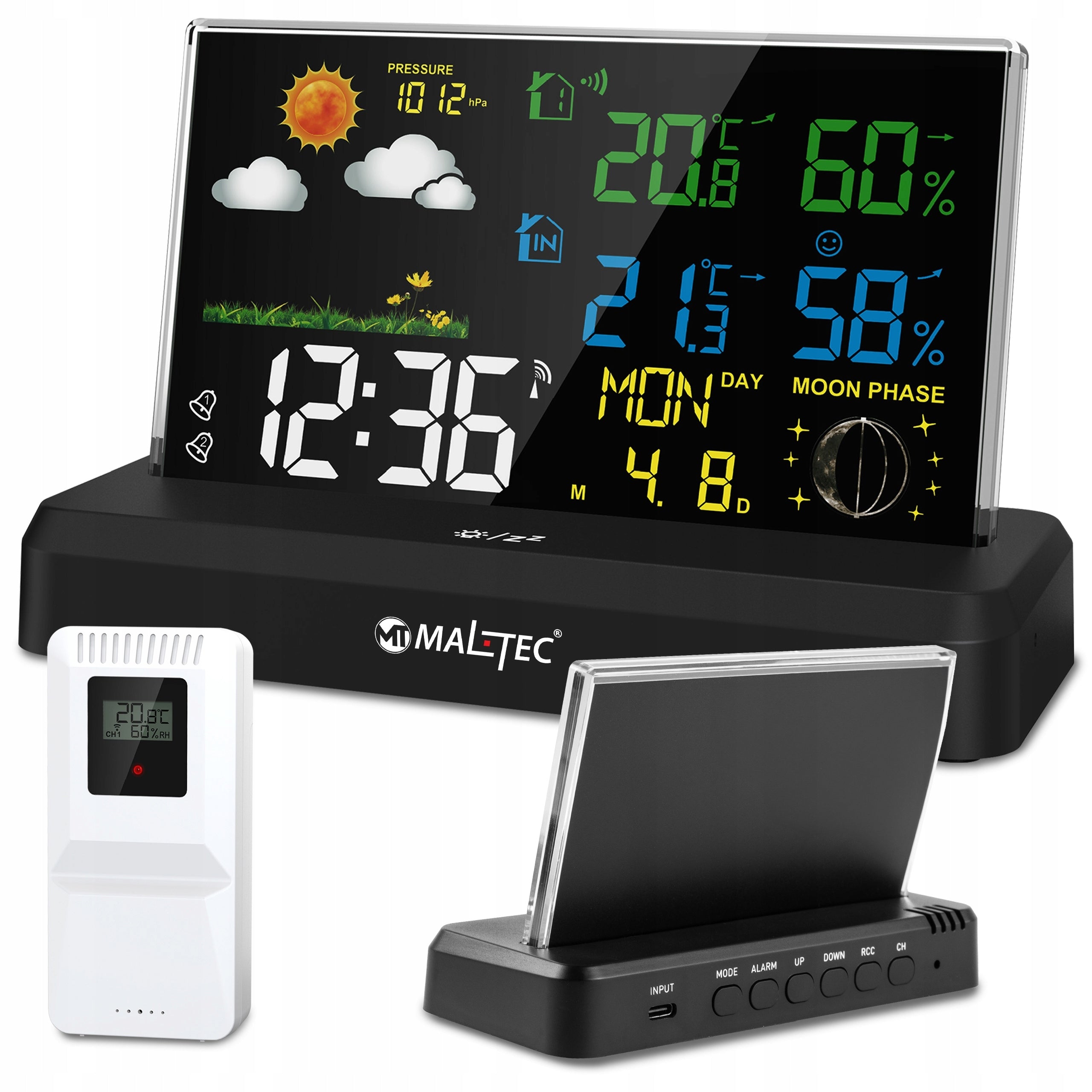 WEATHER STATION WIRELESS THERMOMETER BAROMETER OUTDOOR WEATHER SENSOR