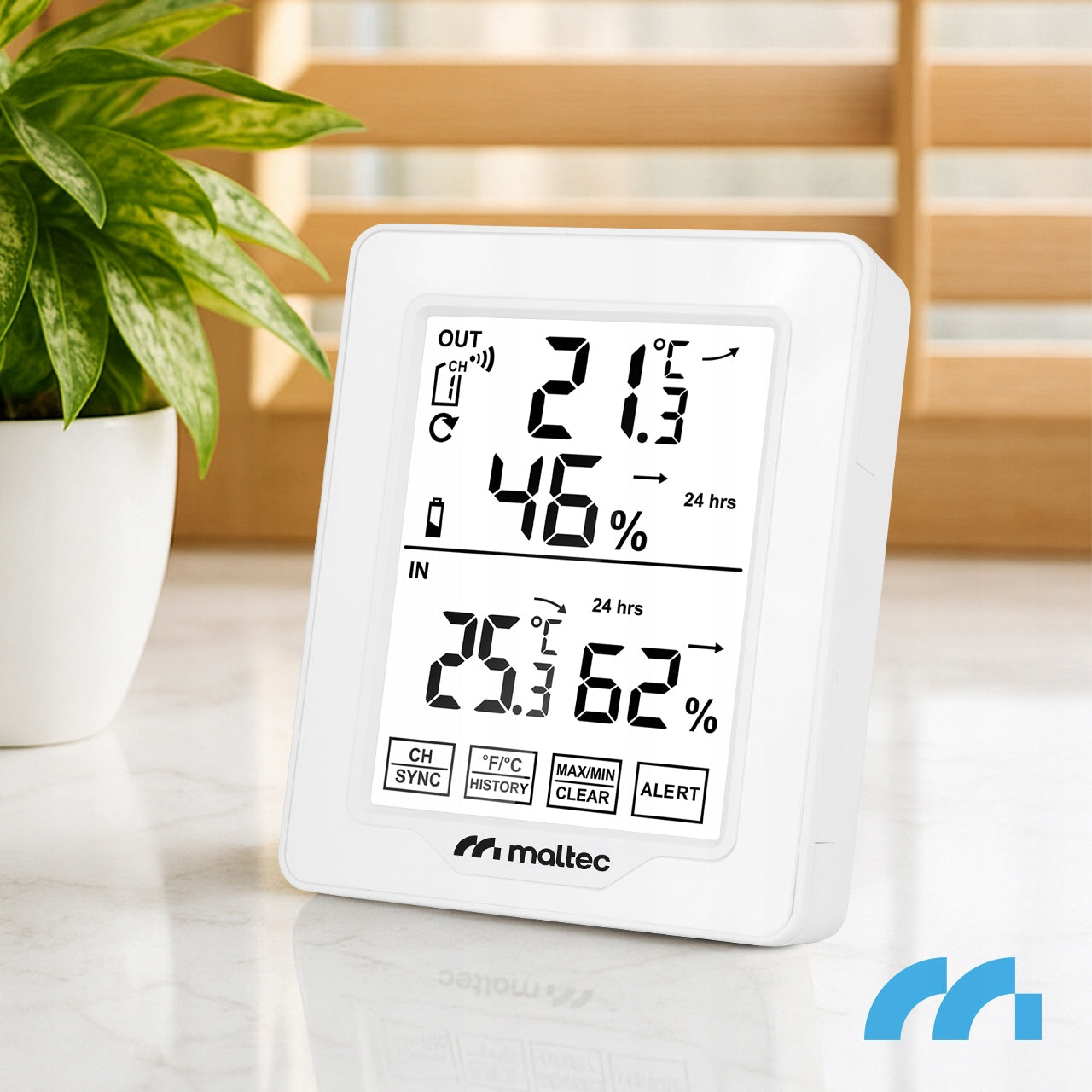 WEATHER STATION WIRELESS THERMOMETER HYGROMETER OUTDOOR WEATHER SENSOR Packaging status original