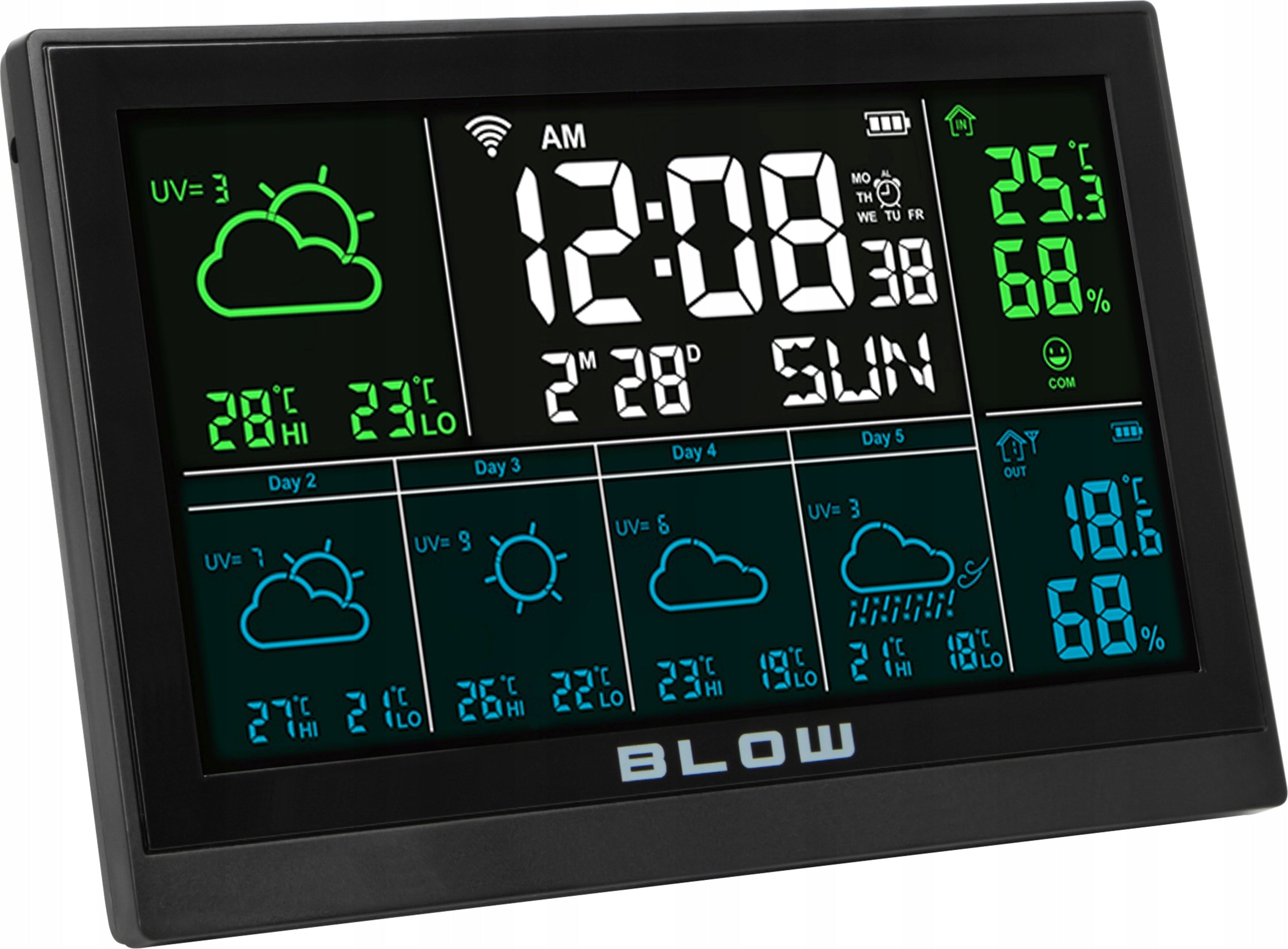 WEATHER STATION WIRELESS WIFI TUYA WEATHER METEO THERMOMETER HYGROMETER EAN (GTIN) 5900804146957