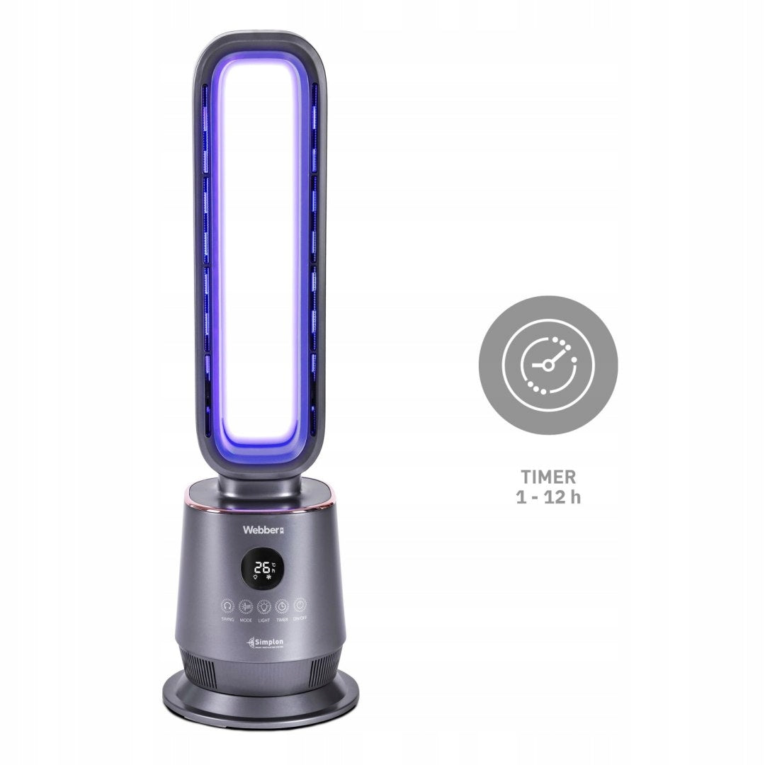 WEBBER Ceramic Fan Heater with Fan Webber TWB1830 Manufacturer code 05TWB1830