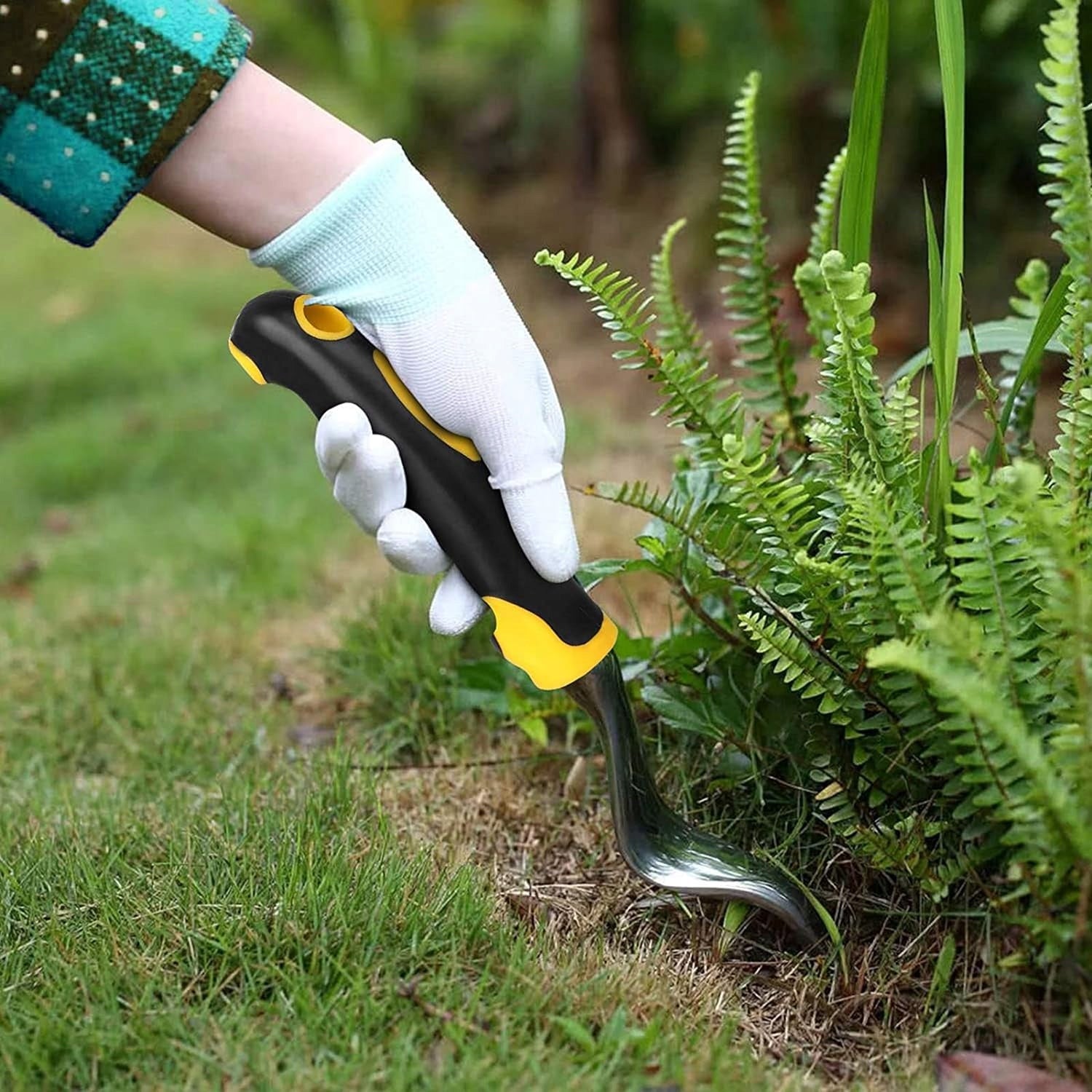 WEED CUTTER HAND WEEDING GARDEN ALUMINUM 300mm Brand CROWNMAN