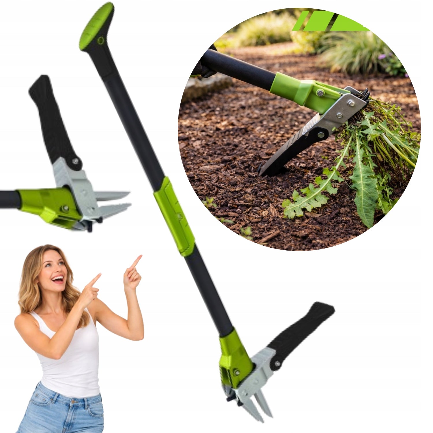 WEED PICKER FOR WEEDS DANDELION ROOTS GARDEN WEEDER CUTTER