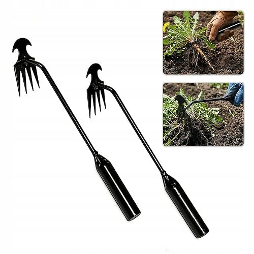 WEED PICKER FOUR TEETH MANGANESE STEEL GARDEN YARD STEEL