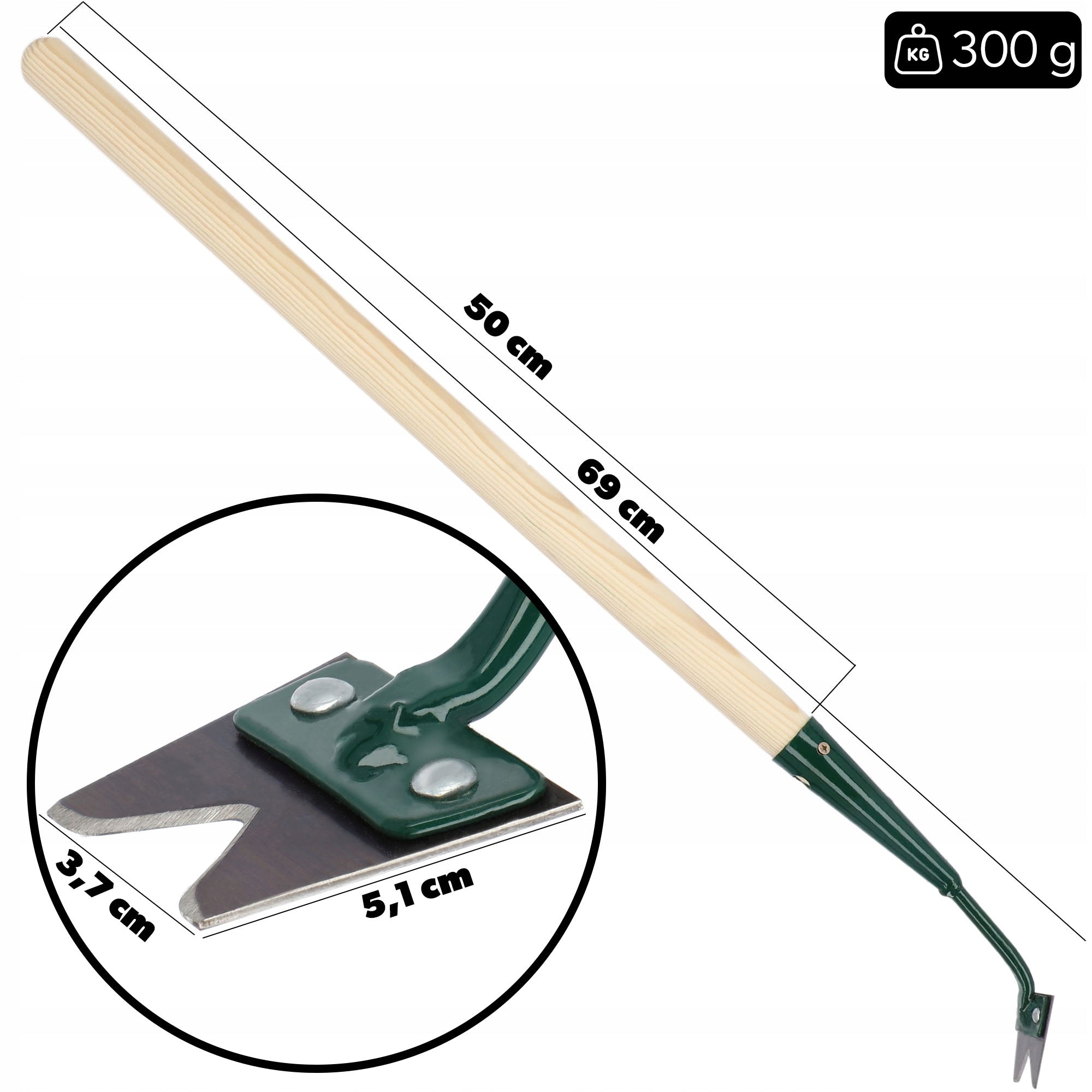 WEED PICKER WEED CUTTER 69cm Packaging status original