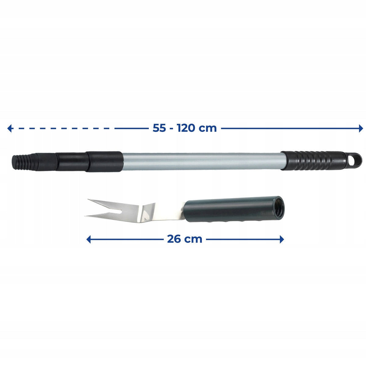 WEED PICKER telescopic STEEL Product weight with unit packaging 0.382 kg