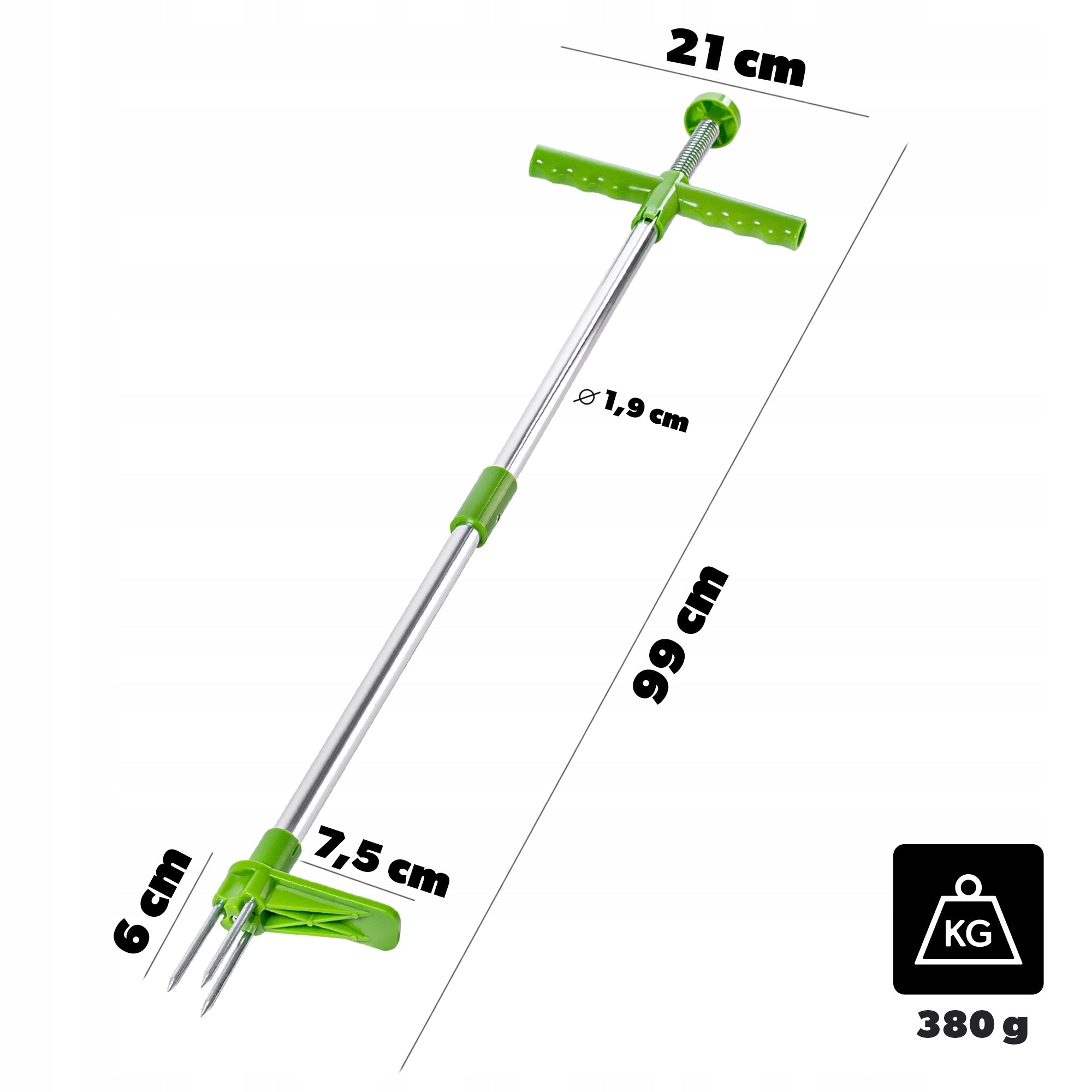 WEED REMOVAL CUTTER GARDEN TELESCOPIC WEEDING MACHINE 99cm Brand Kadax