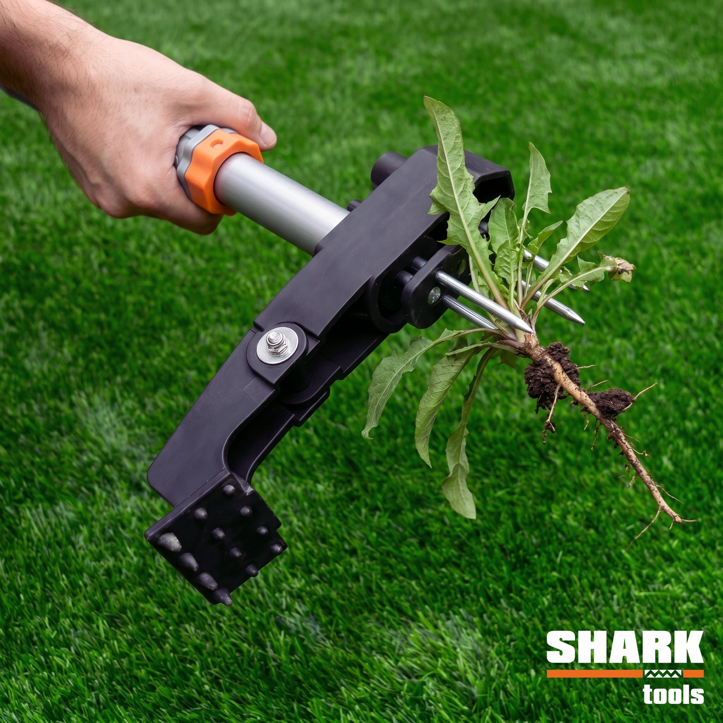 WEED RIPPER TELESCOPIC ADJUSTABLE GARDEN CUTTER METAL STRONG Tool length 116 cm