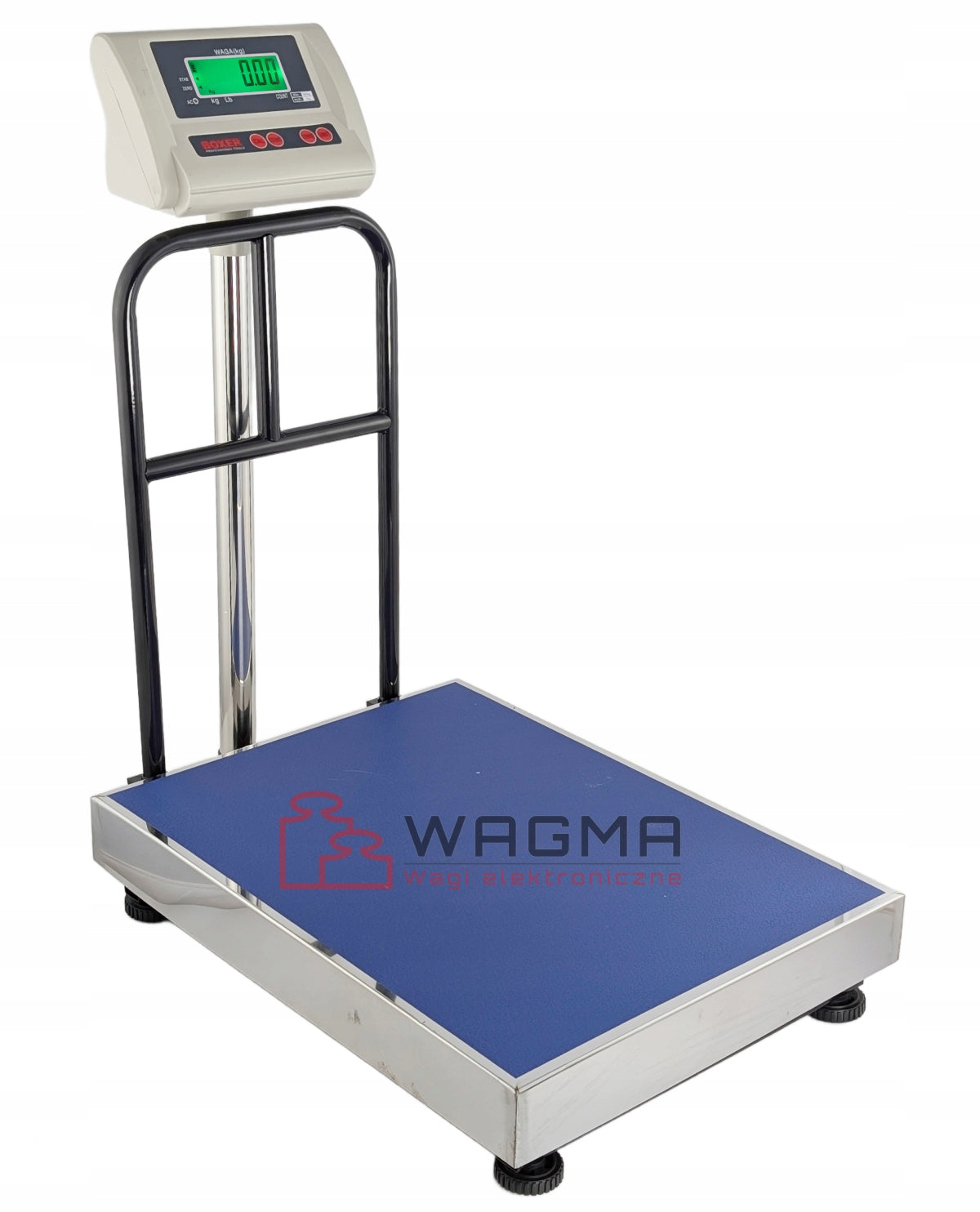 WEIGHT 300 KG / 20g 6V PLATFORM 60x45 ELECTRONIC STORAGE STAINLESS STEEL Brand Wagma