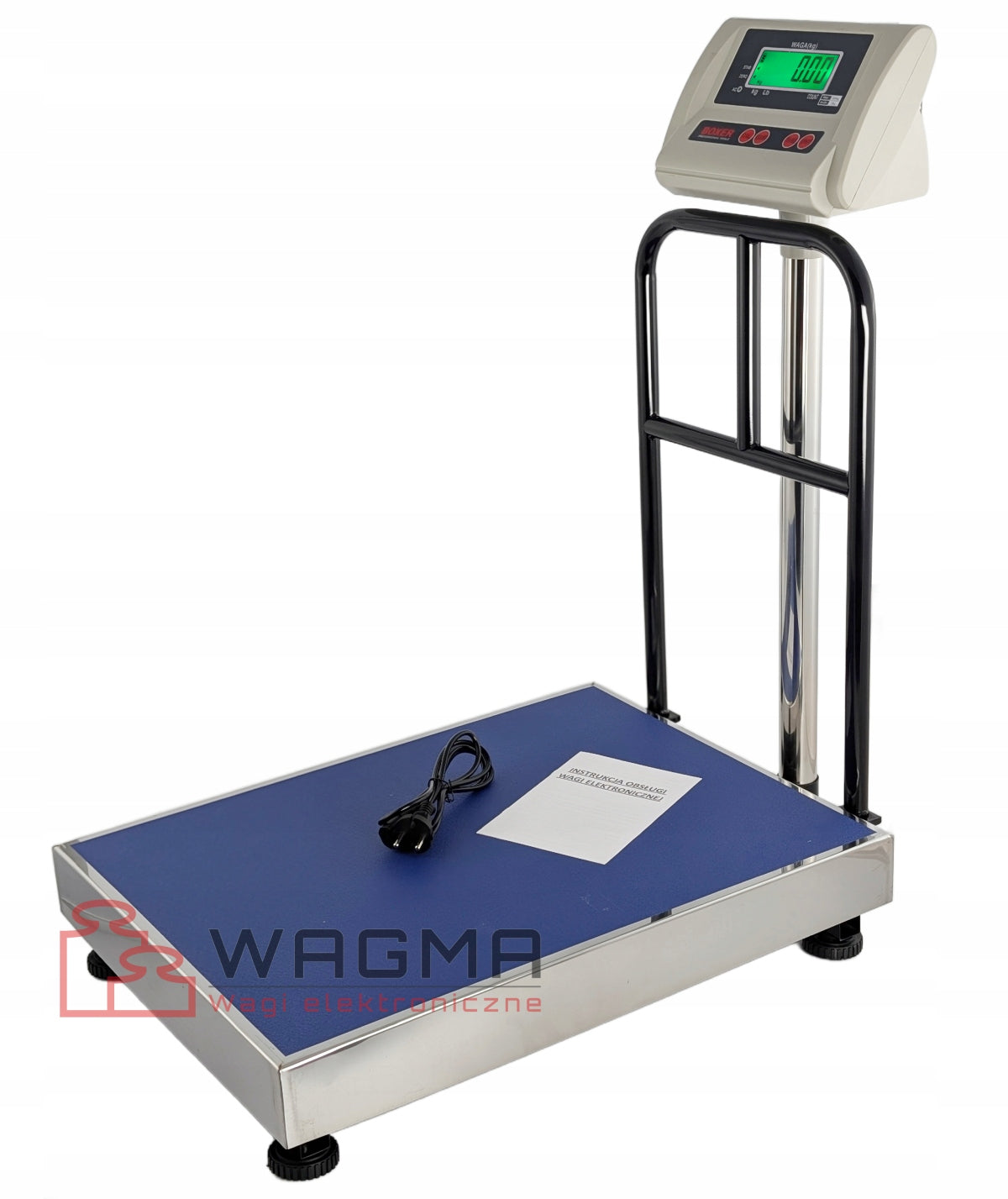 WEIGHT 300 KG / 20g 6V PLATFORM 60x45 ELECTRONIC STORAGE STAINLESS STEEL Scale type platform