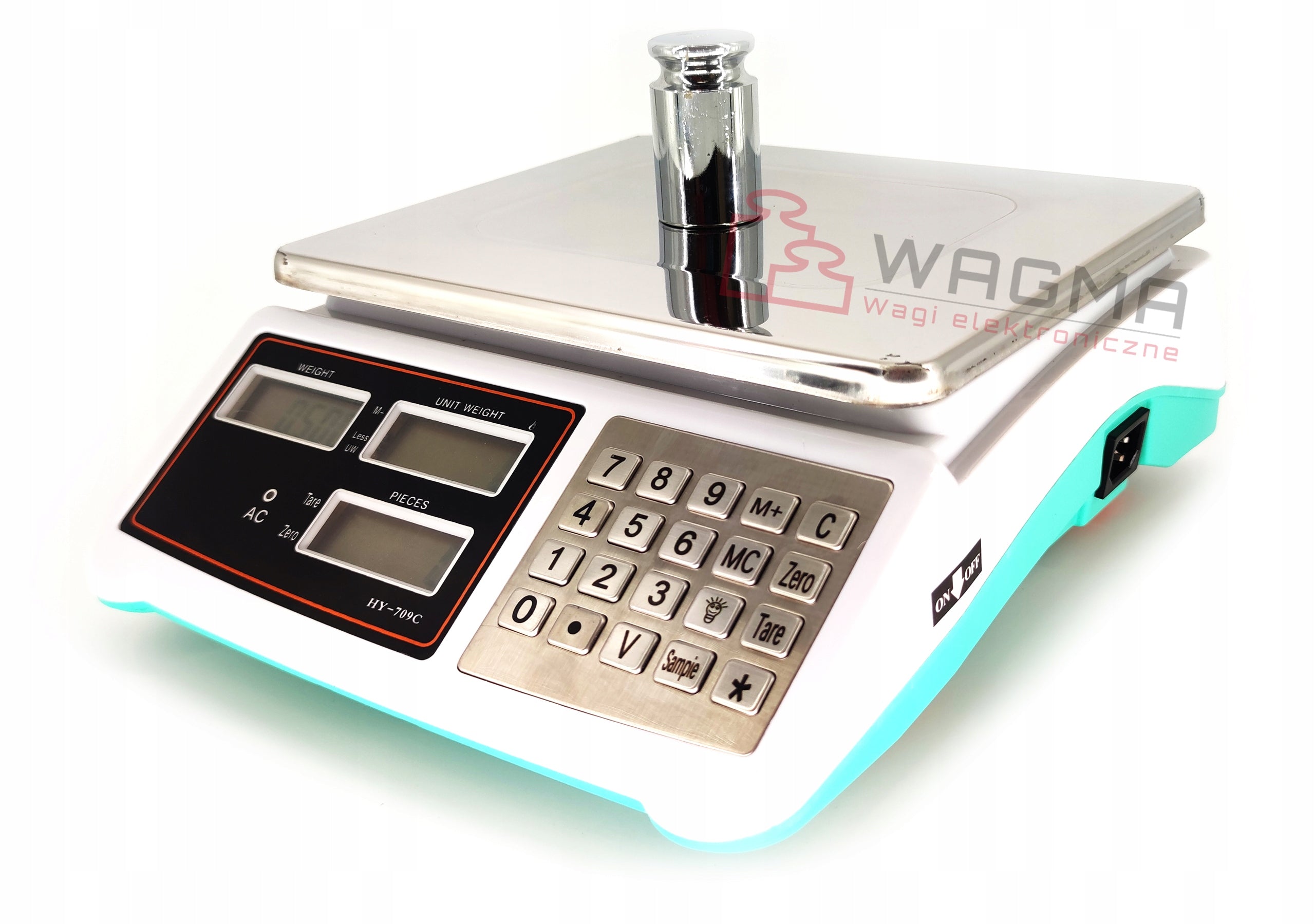 WEIGHT 40 kg / 1g COUNTING PIECES Electronic Warehouse Shop AKU 6V Brand Wagma