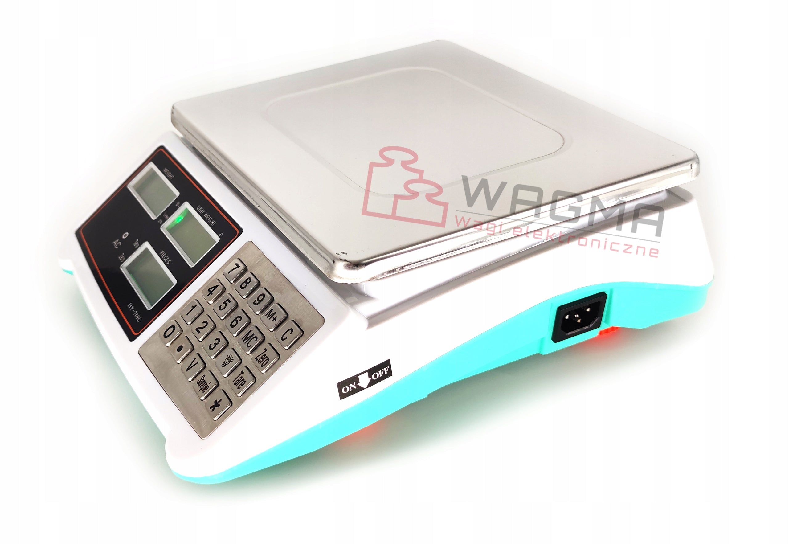 WEIGHT 40 kg / 1g COUNTING PIECES Electronic Warehouse Shop AKU 6V Power supply battery and mains