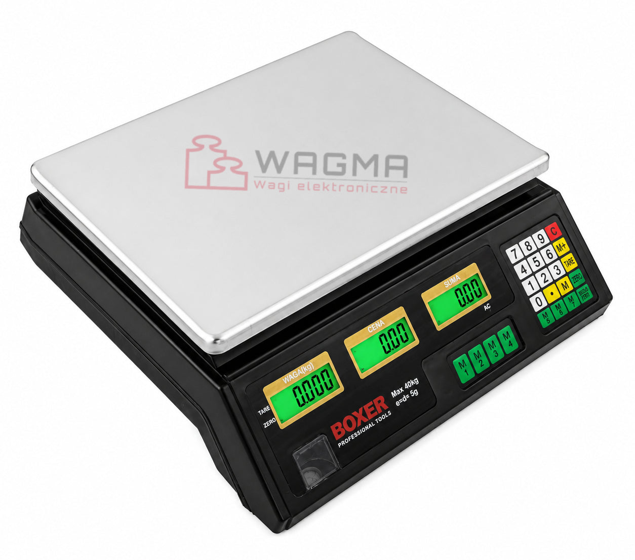 WEIGHT 40 kg / 5g ELECTRONIC SHOP STORAGE GASTRONOMIC BATTERY Brand Wagma