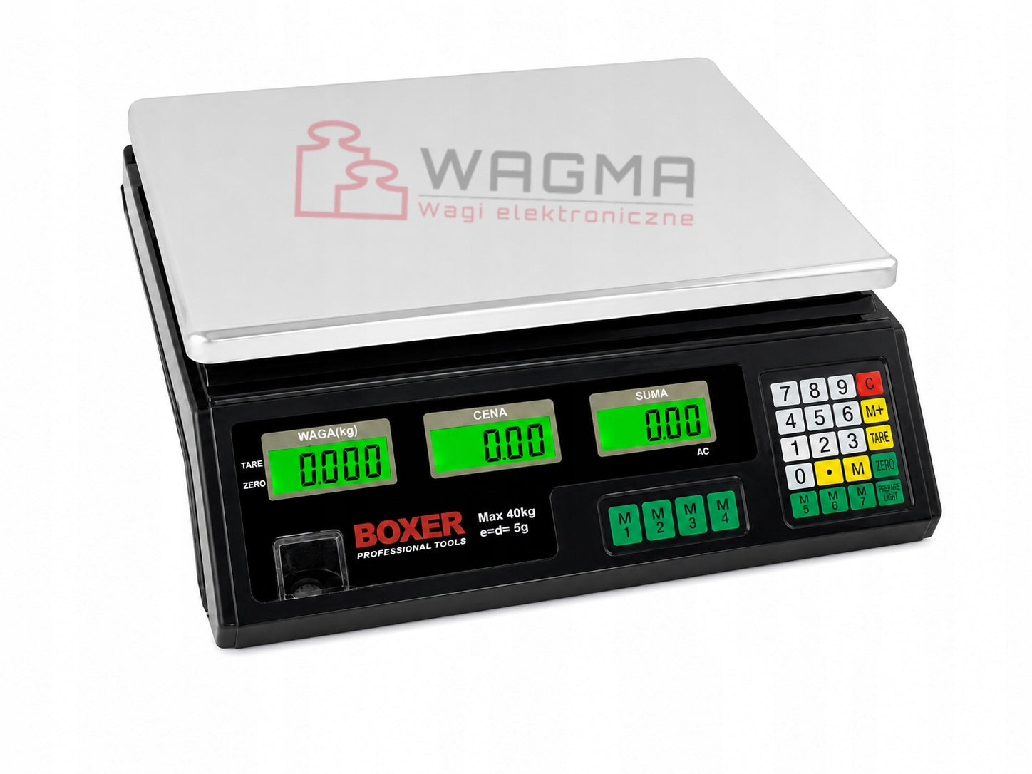 WEIGHT 40 kg / 5g ELECTRONIC SHOP STORAGE GASTRONOMIC BATTERY Packaging status original