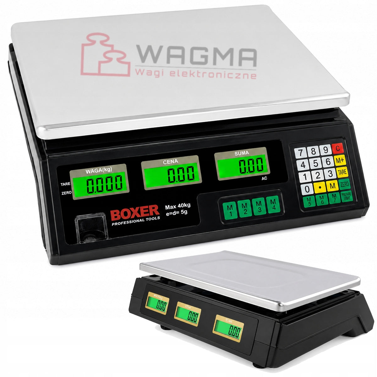 WEIGHT 40 kg / 5g ELECTRONIC SHOP STORAGE GASTRONOMIC BATTERY