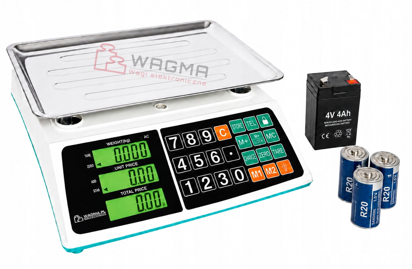 WEIGHT 40kg/2g BATTERY + ELECTRONIC STORAGE BATTERIES Packaging status original