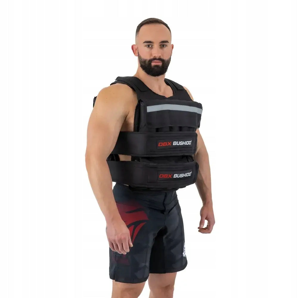 WEIGHT-ADJUSTABLE WEIGHT TRAINING VEST 24 INSERTS UP TO 50KG EMPTY Packaging status original