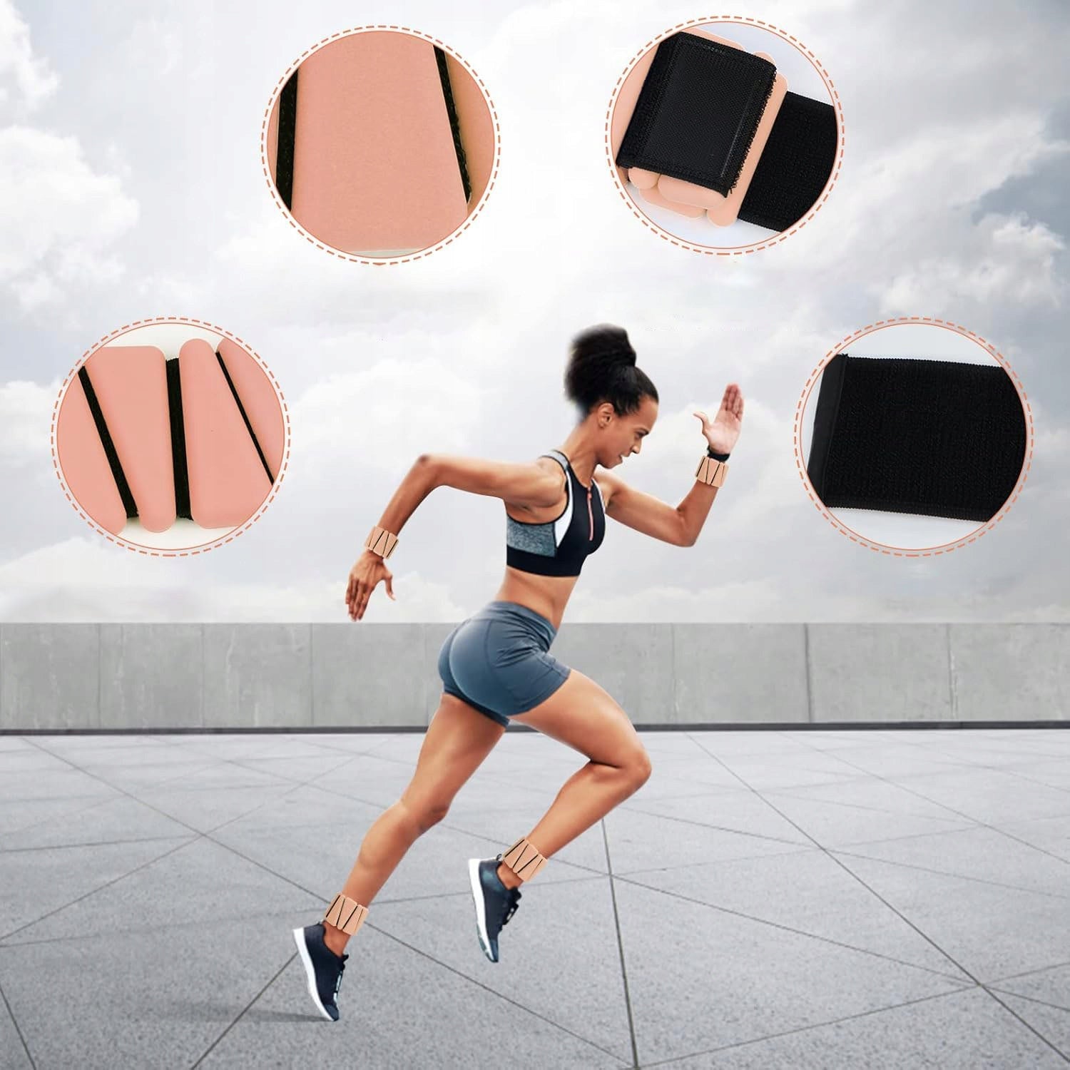 WEIGHT PLATES ANKLE WEIGHTS WRISTS HANDS LEGS 2x225G WEIGHTS Manufacturer code suntekstore-54054511