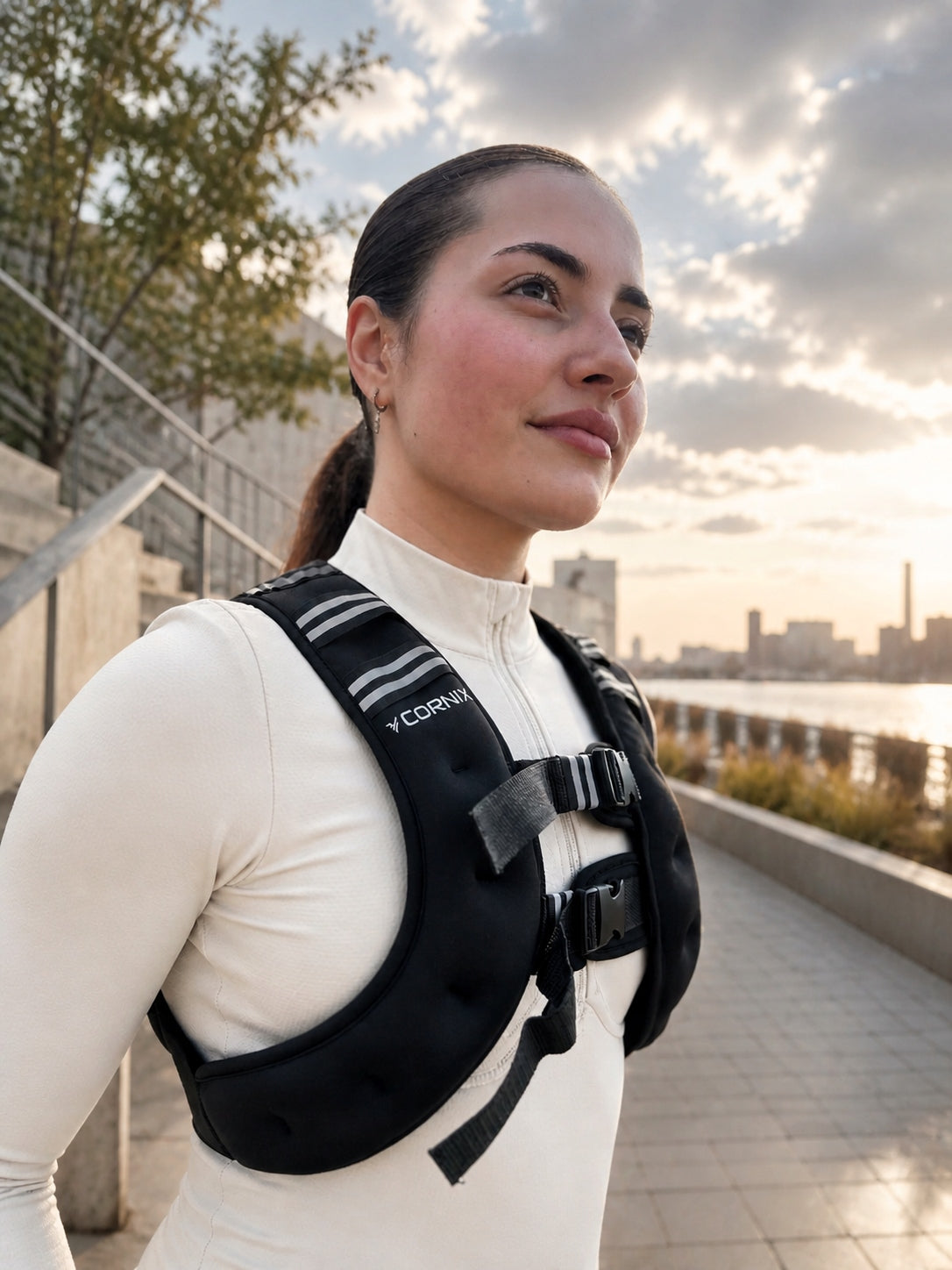 WEIGHTED TRAINING VEST CORNIX 10kg FOR CROSSFIT RUNNING TRAINING Manufacturer code XR-0345