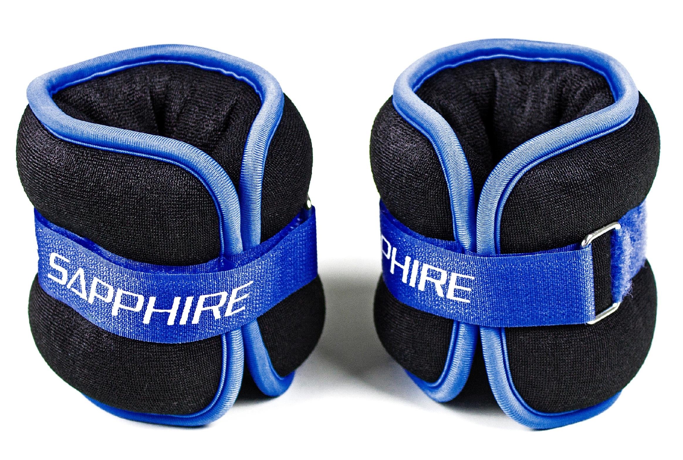 WEIGHTS FOR ARMS AND LEGS 2x1kg set of loads for cubes VELCRO SET Brand Sapphire