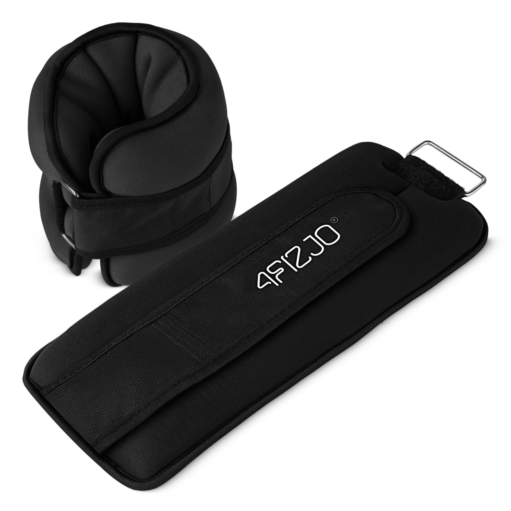WEIGHTS for exercises WEIGHTS for arms and legs 4FIZJO - 2x2 kg - black