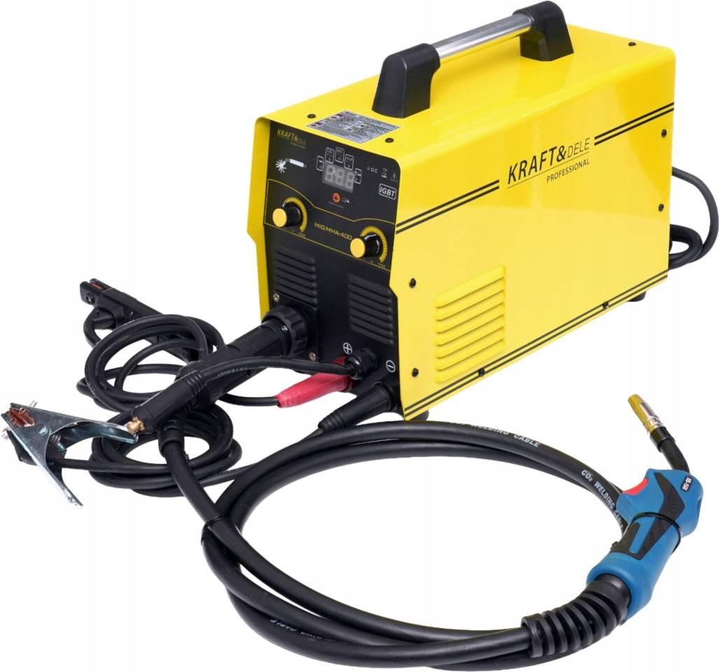 WELDER MIGOMAT MIG MAG TIG MMA FLUX 4in1 ADJUSTABLE 40-400A LCD 1,6-4mm Manufacturer code KD811