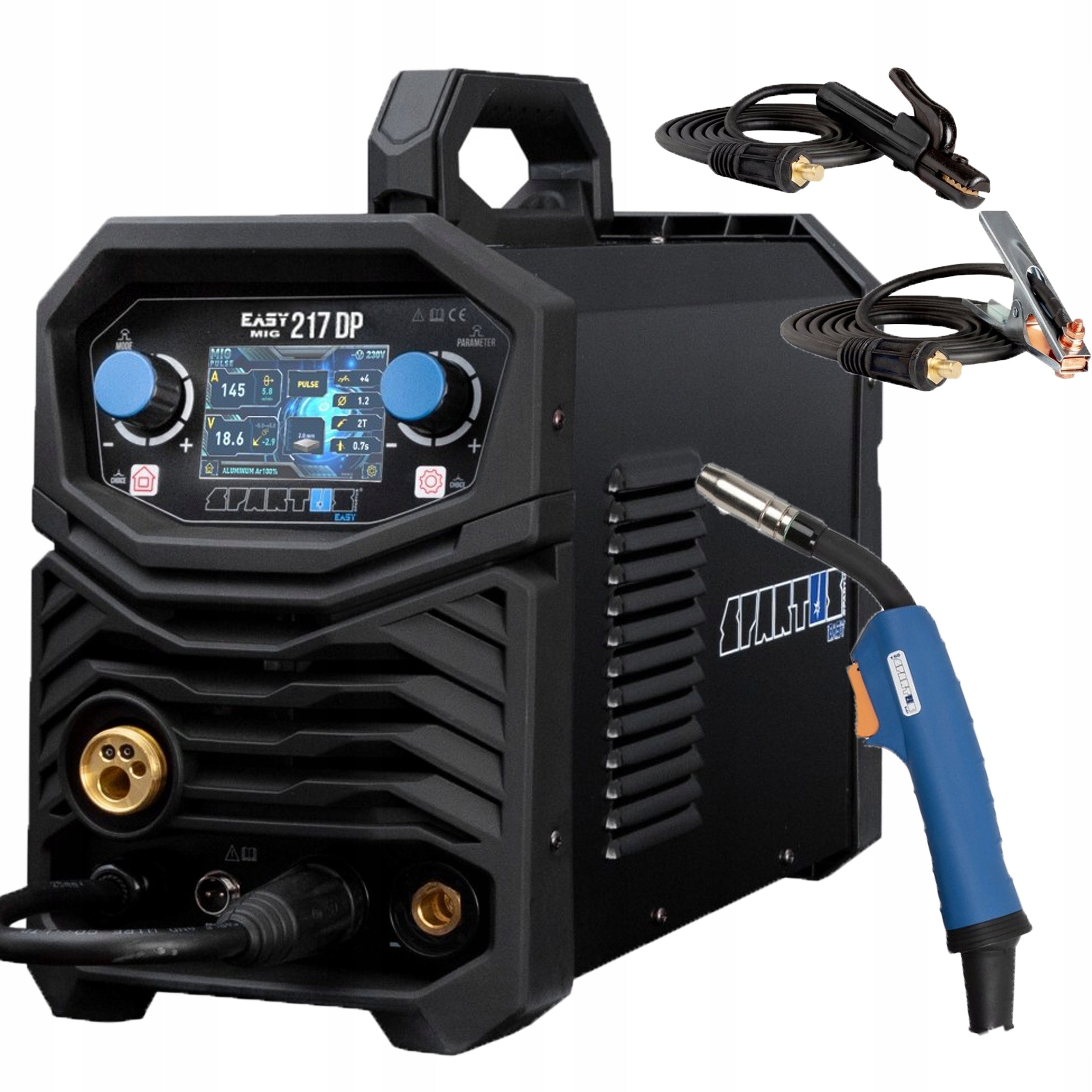 WELDER MIGOMAT Semi-automatic EasyMIG 217 DUAL PULSE SPARTUS 200A ALUMINIUM Brand Spartus