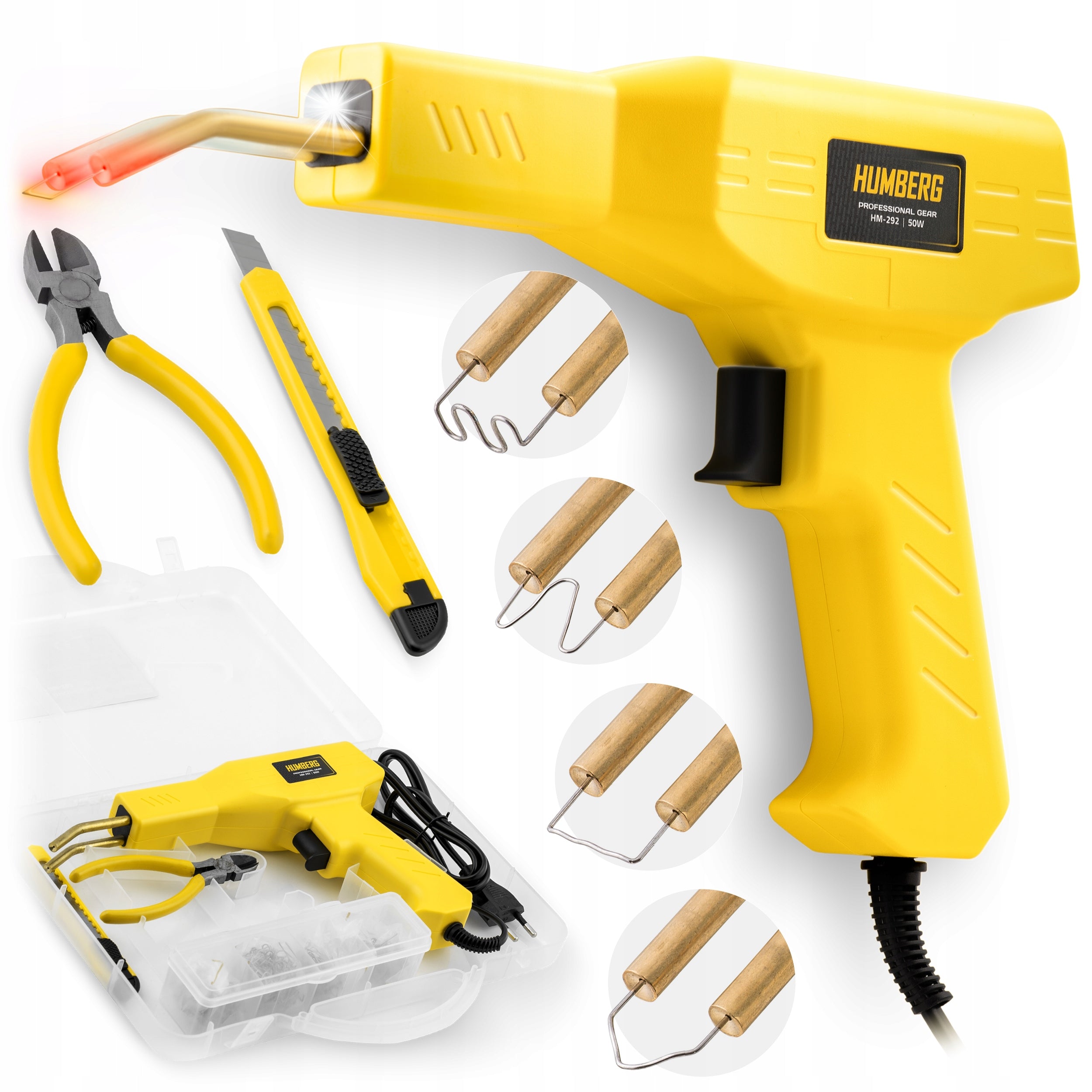 WELDER PLASTIC WELDING MACHINE PLASTIC SOLDERING IRON STAPLE SET 200PCS
