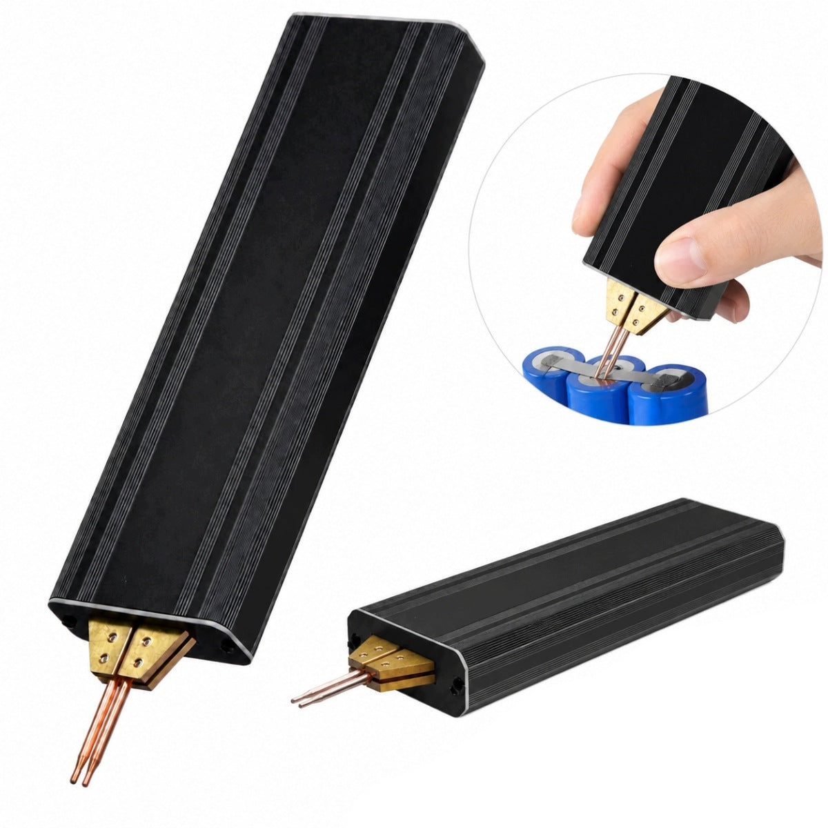 WELDING MACHINE FOR BATTERY PACKS 18650 21700 800A LCD TYPE-C 5000MAH BLACK
