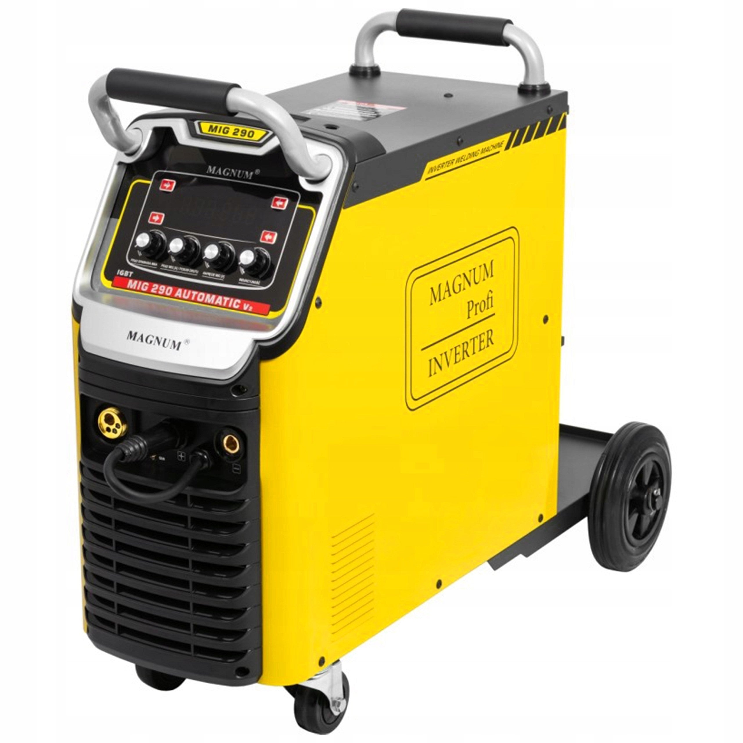 WELDING MACHINE MAGNUM MIG 290 AUTOMATIC V2 230V 400V SOLDERING MMA 4X4 IGBT Brand Magnum