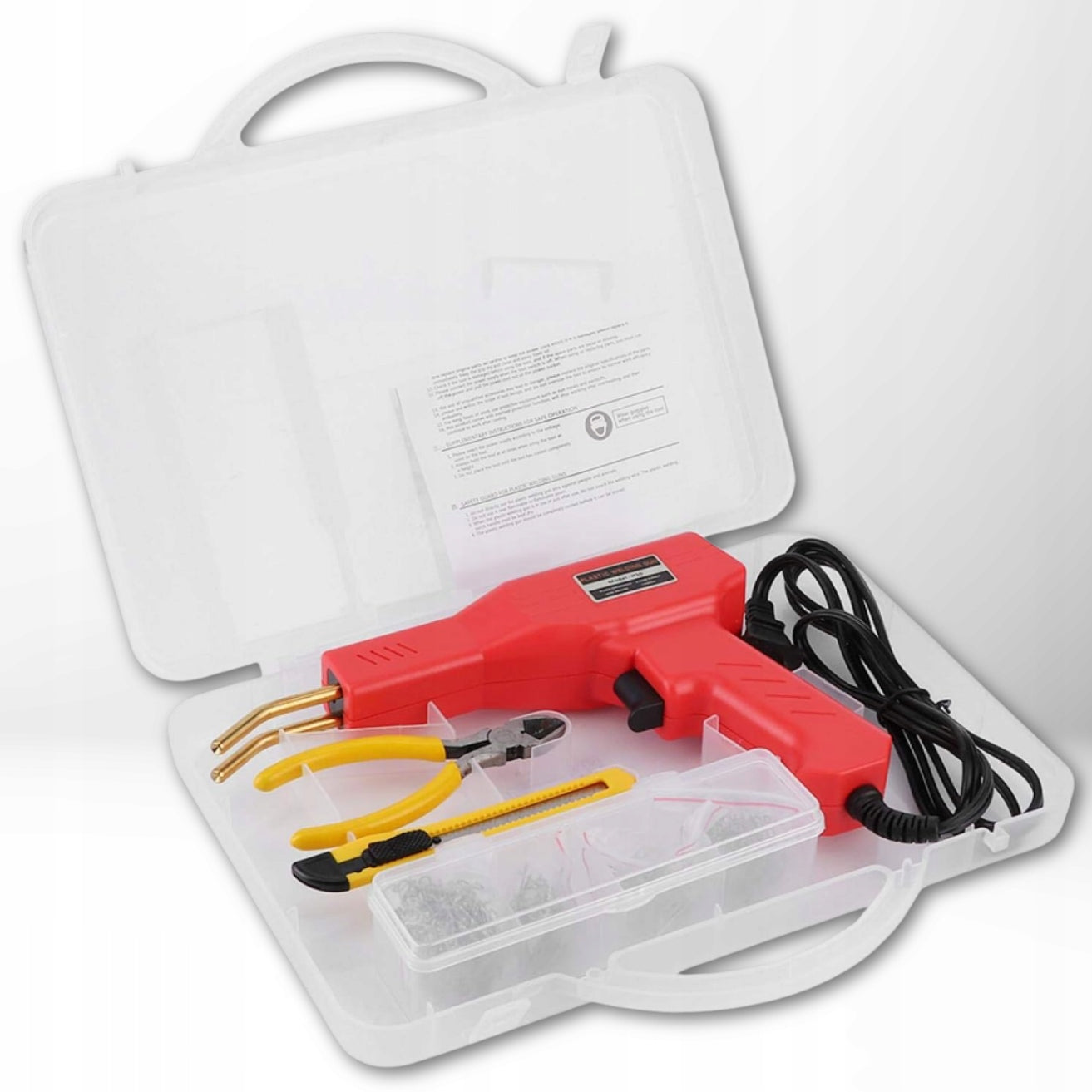 WELDING MACHINE PLASTIC STAPLER SET + 200PCS Brand Heckermann