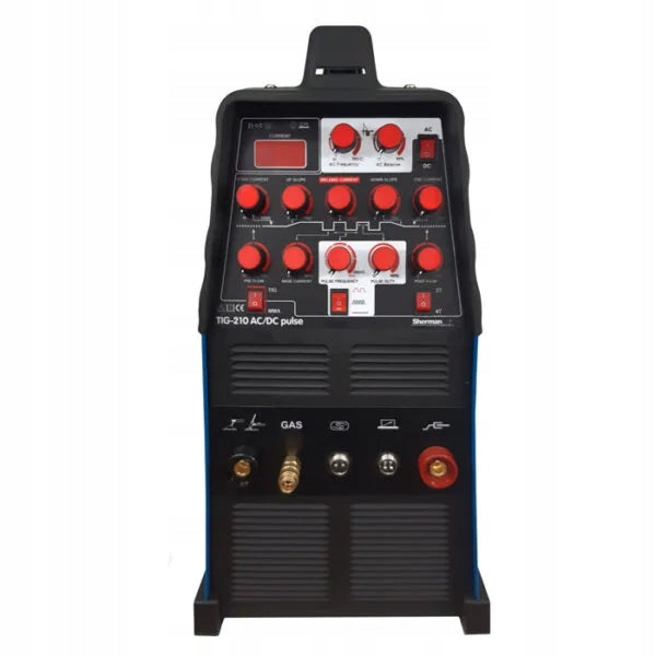 WELDING MACHINE SHERMAN TIG 210 AC/DC PULSE 200A MMA ALUMINIUM Supply voltage (V) 230