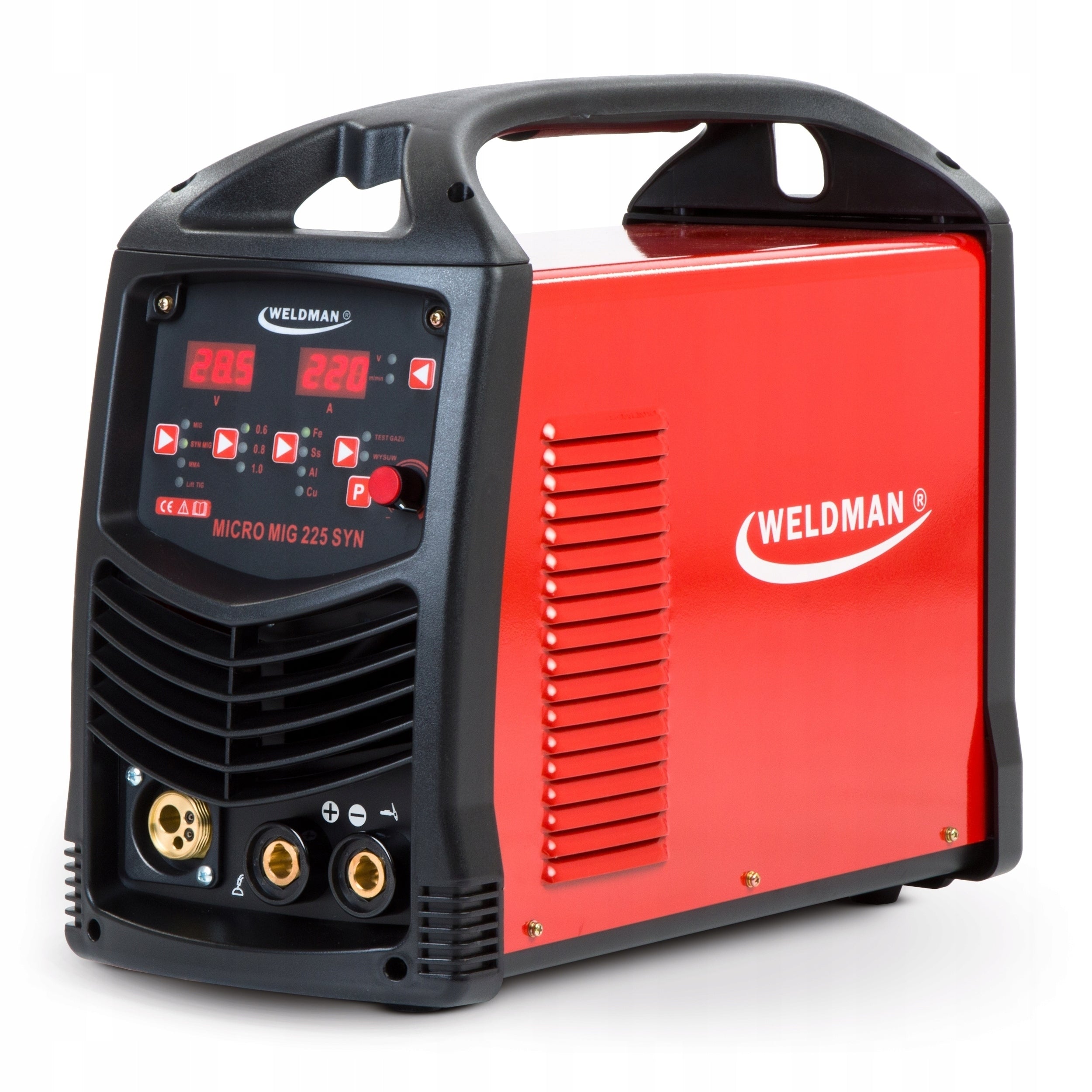 WELDING MACHINE WELDMAN MICRO MIG 225 SYN 230V 220A MMA TIG SYNERGY SOLDERING EAN (GTIN) 5902701751012