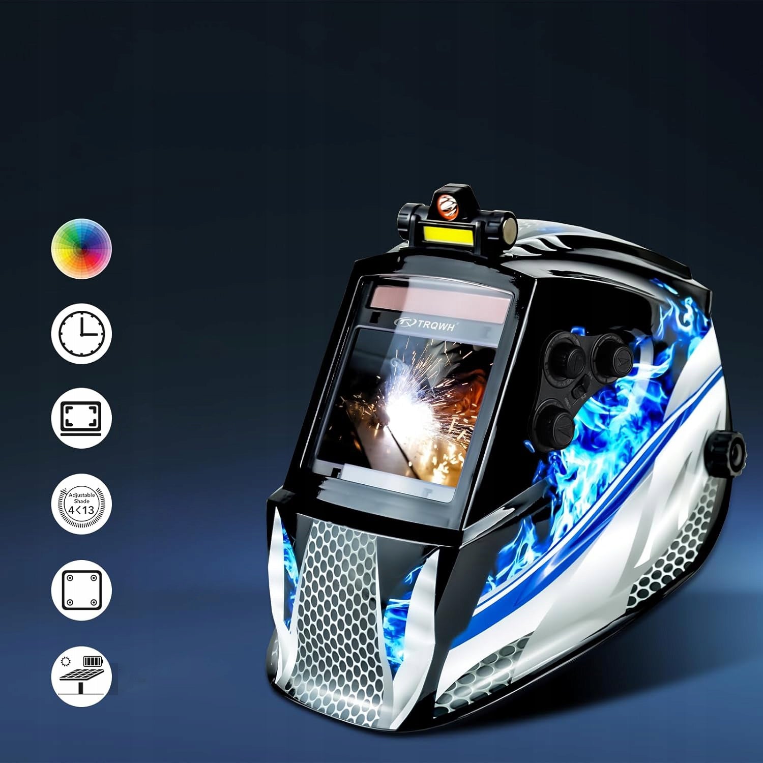 WELDING MASK SELF-TINTING VISOR TRUE COLOR LD09 WITH 4 SENSOR Medical device no