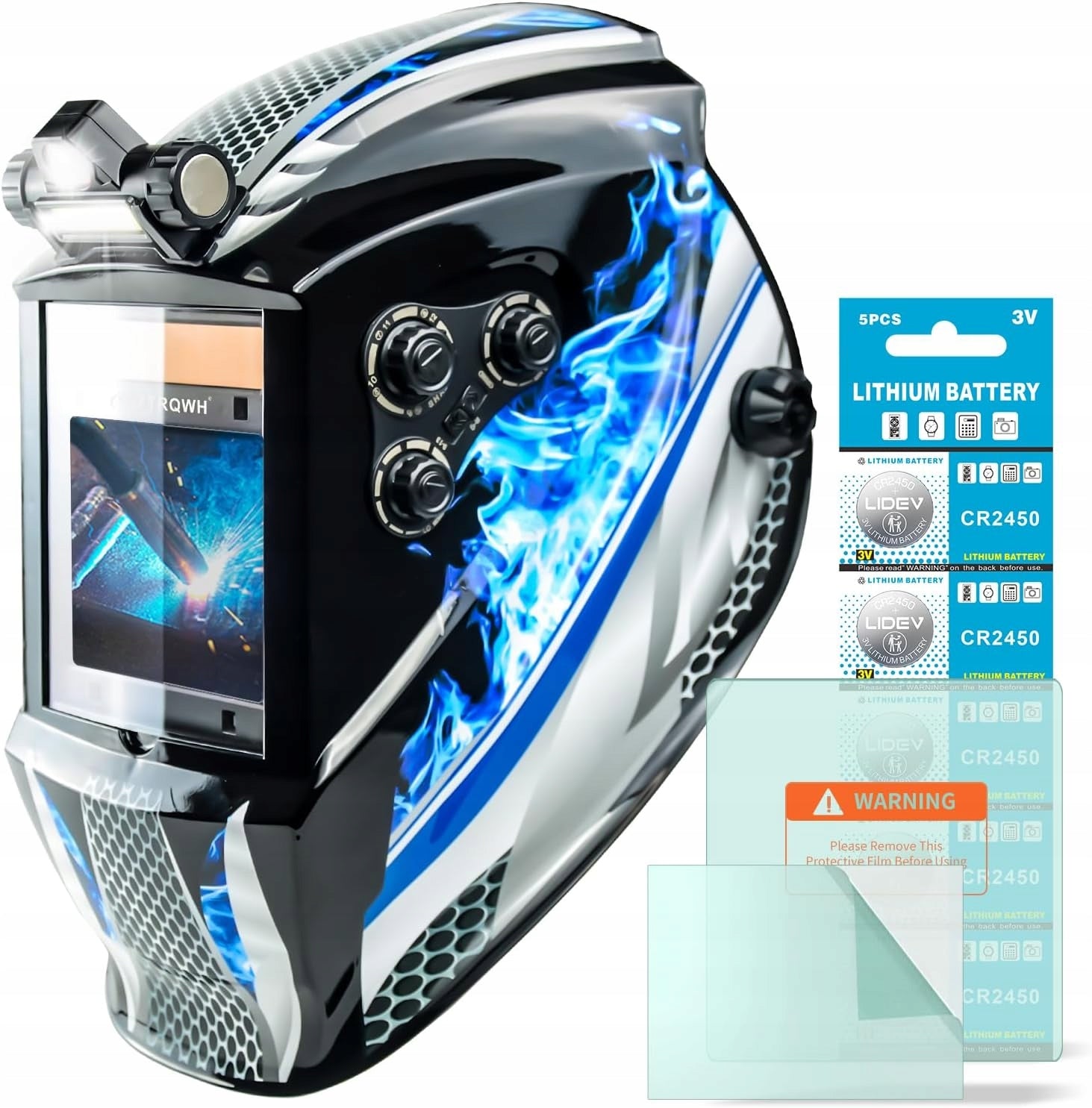 WELDING MASK SELF-TINTING VISOR TRUE COLOR LD09 WITH 4 SENSOR