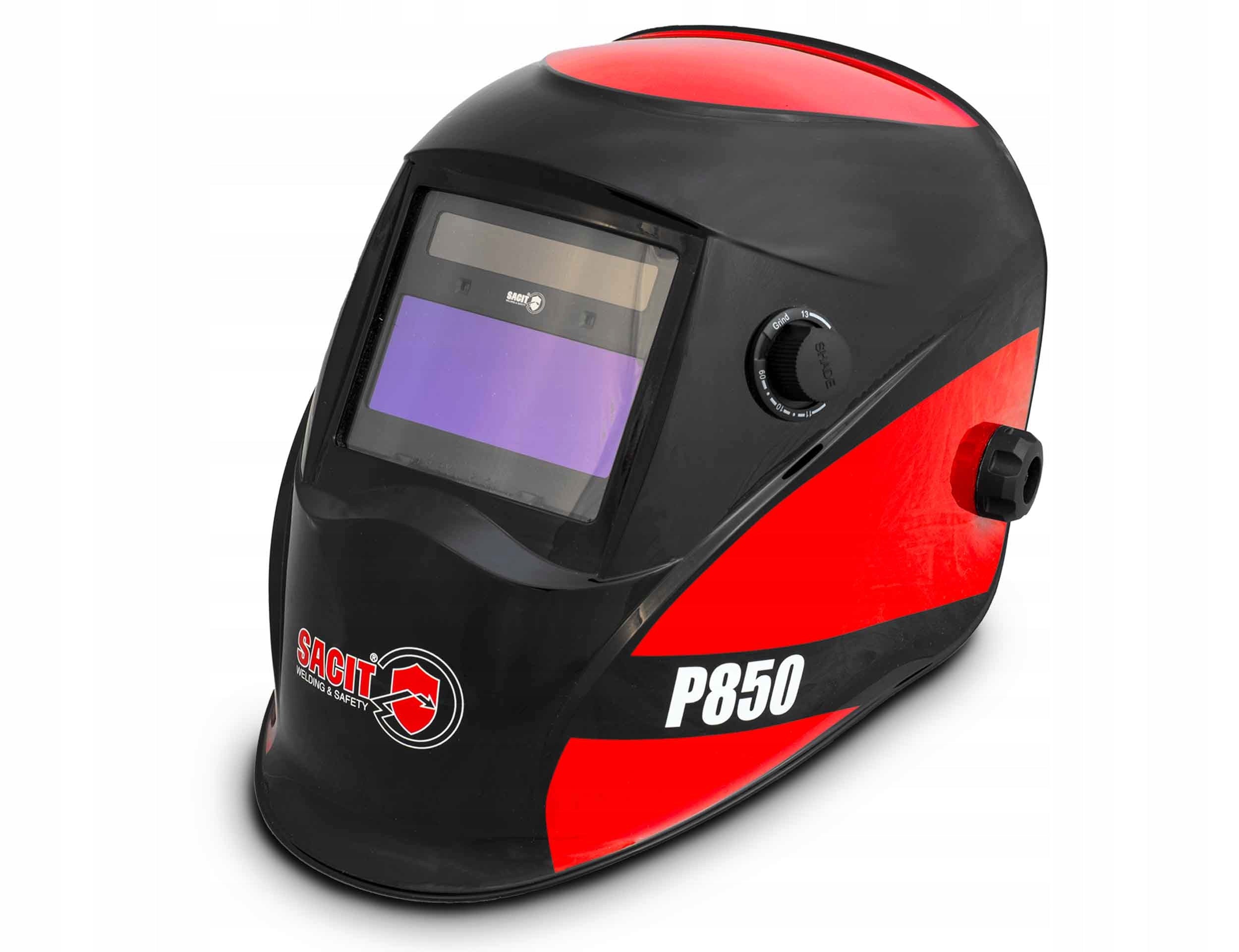WELDING VISOR SELF-TINTING MASK SACIT TRAFIMET P850 TRUE COLOR Packaging status original