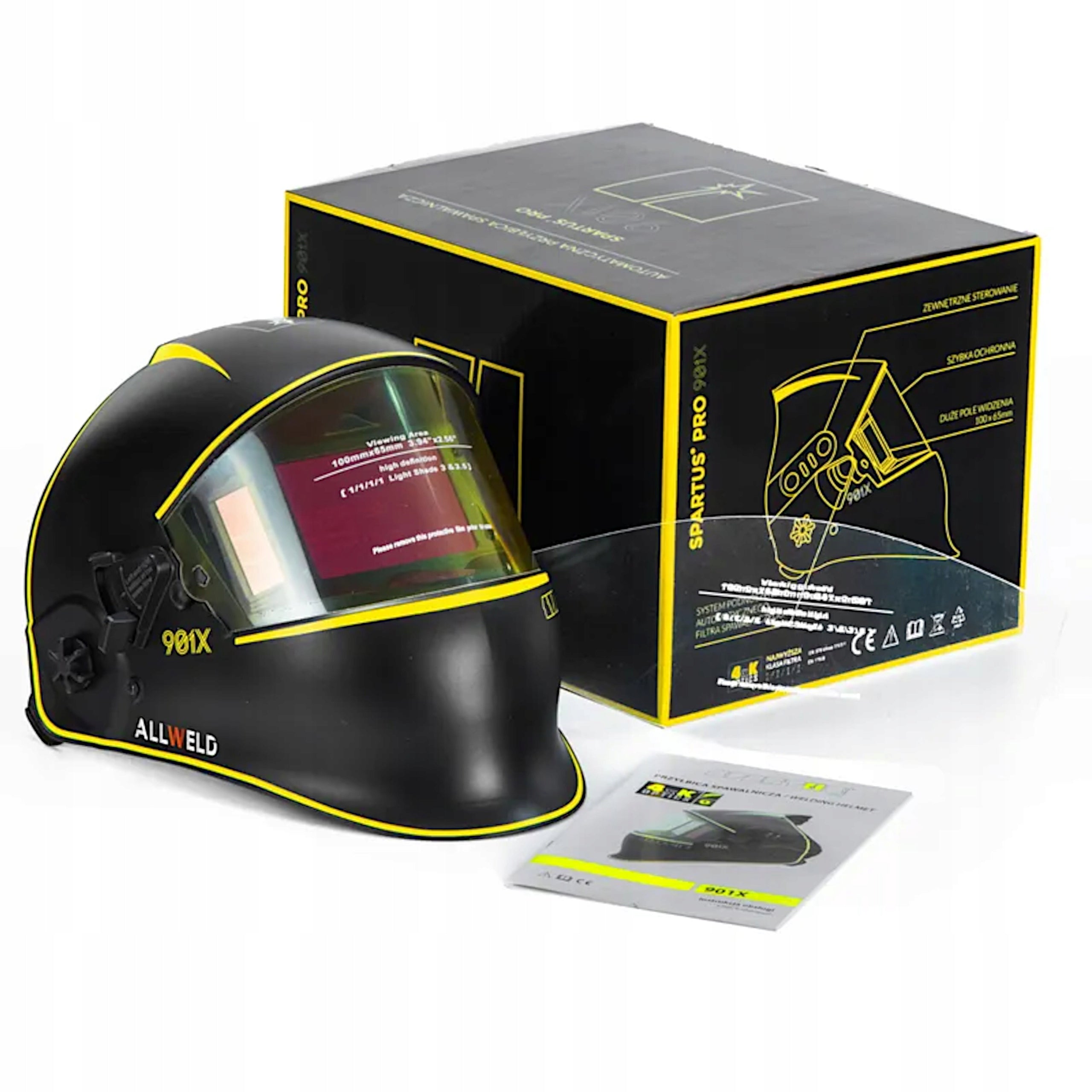 WELDING VISOR SELF-TINTING MASK SPARTUS PRO 901X AUTOMATIC