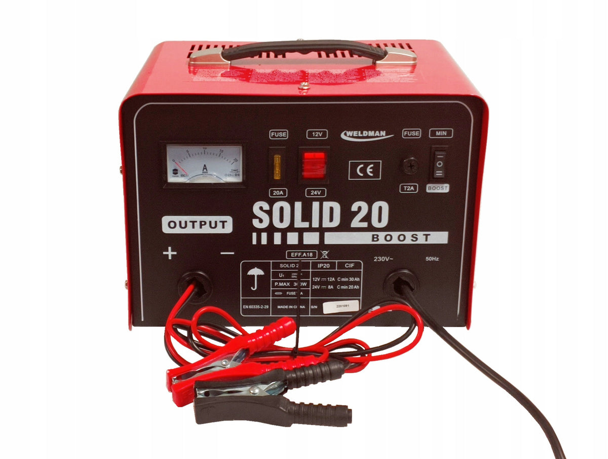 WELDMAN SOLID 20 CAR RECTIFIER 12/24V – BATTERY CHARGER EAN (GTIN) 5902701750169