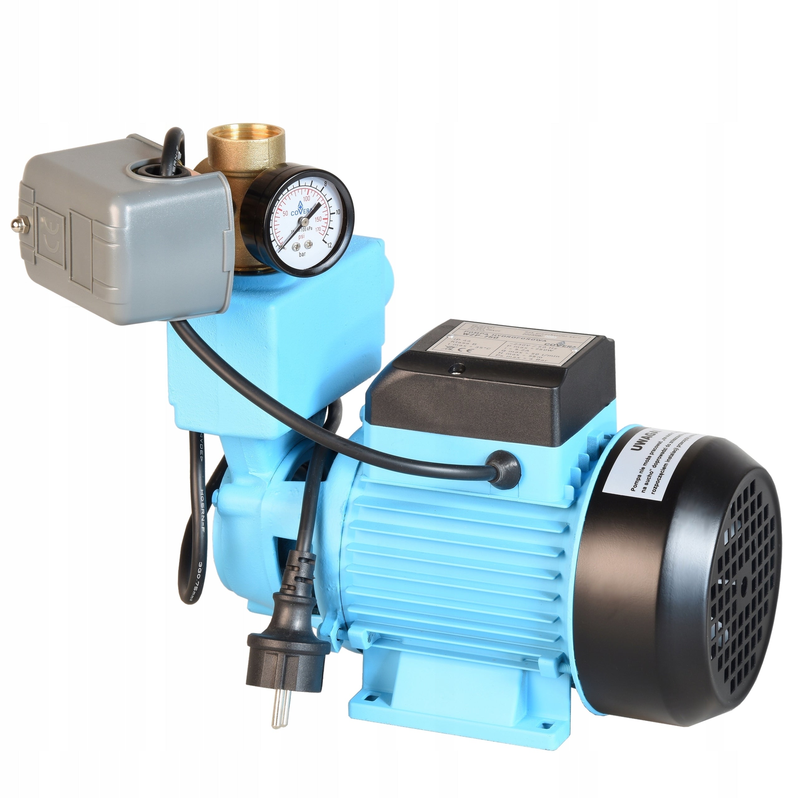 WELL WATER PUMP WZP 750 W EFFICIENT DURABLE 60L/MIN + CHECK VALVE! Engine power 750 W
