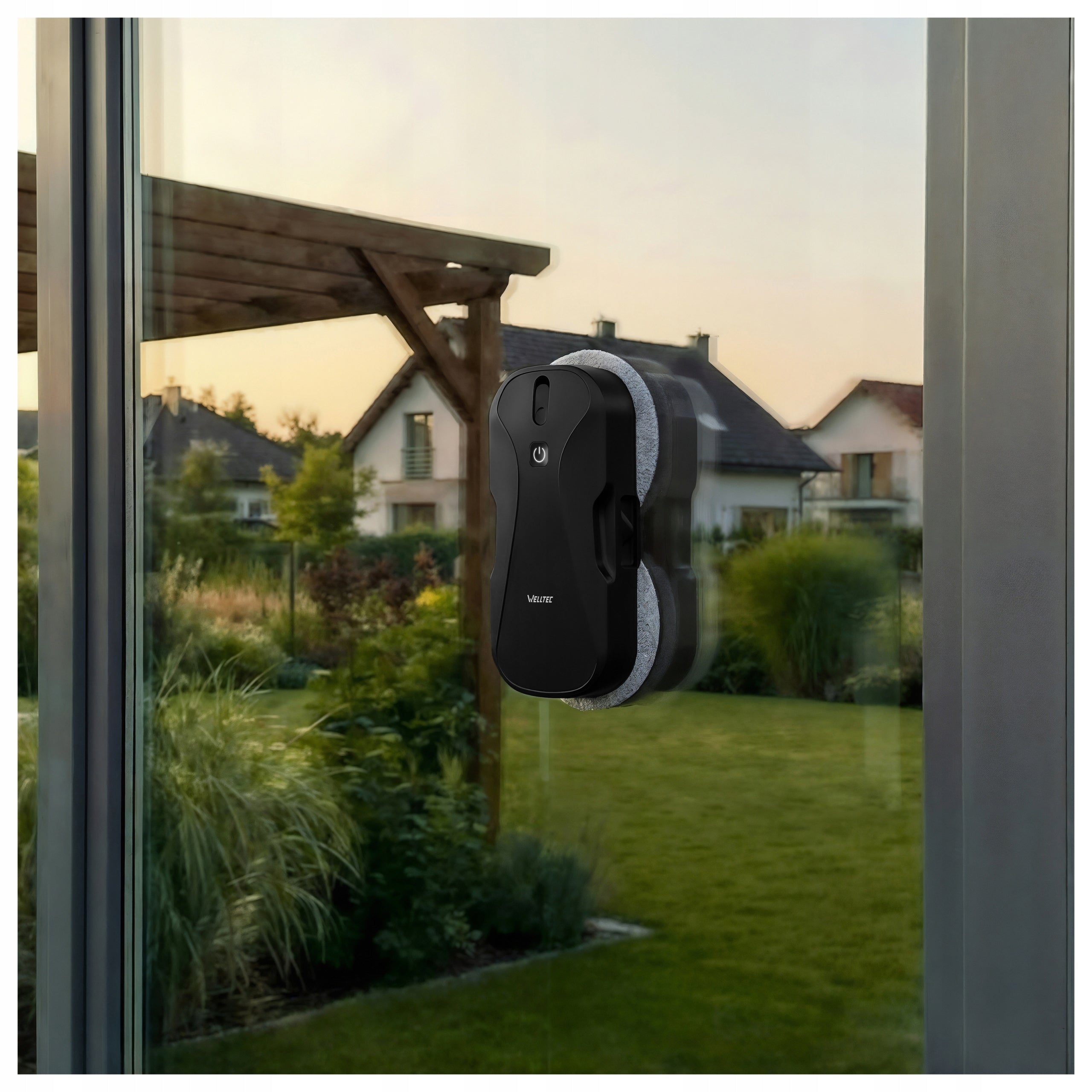 WELLTEC RX11 PRO - WINDOW CLEANING ROBOT | 4000Pa | WiFi | REMOTE CONTROL + ACCESSORIES Manufacturer code RX11 Pro Black