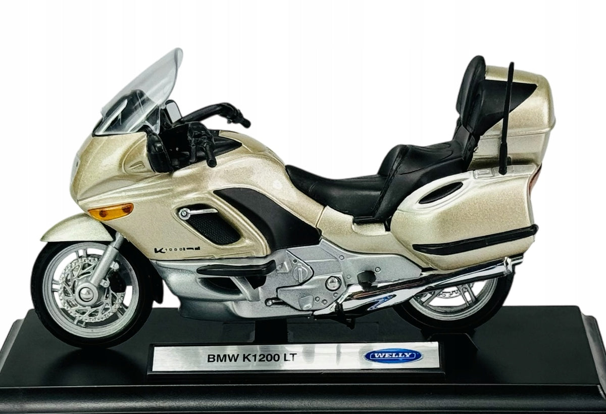 WELLY BMW K1200 LT K1200LT 1:18 MOTORCYCLE NEW MODEL WITH STAND 12147 Manufacturer code 000001123