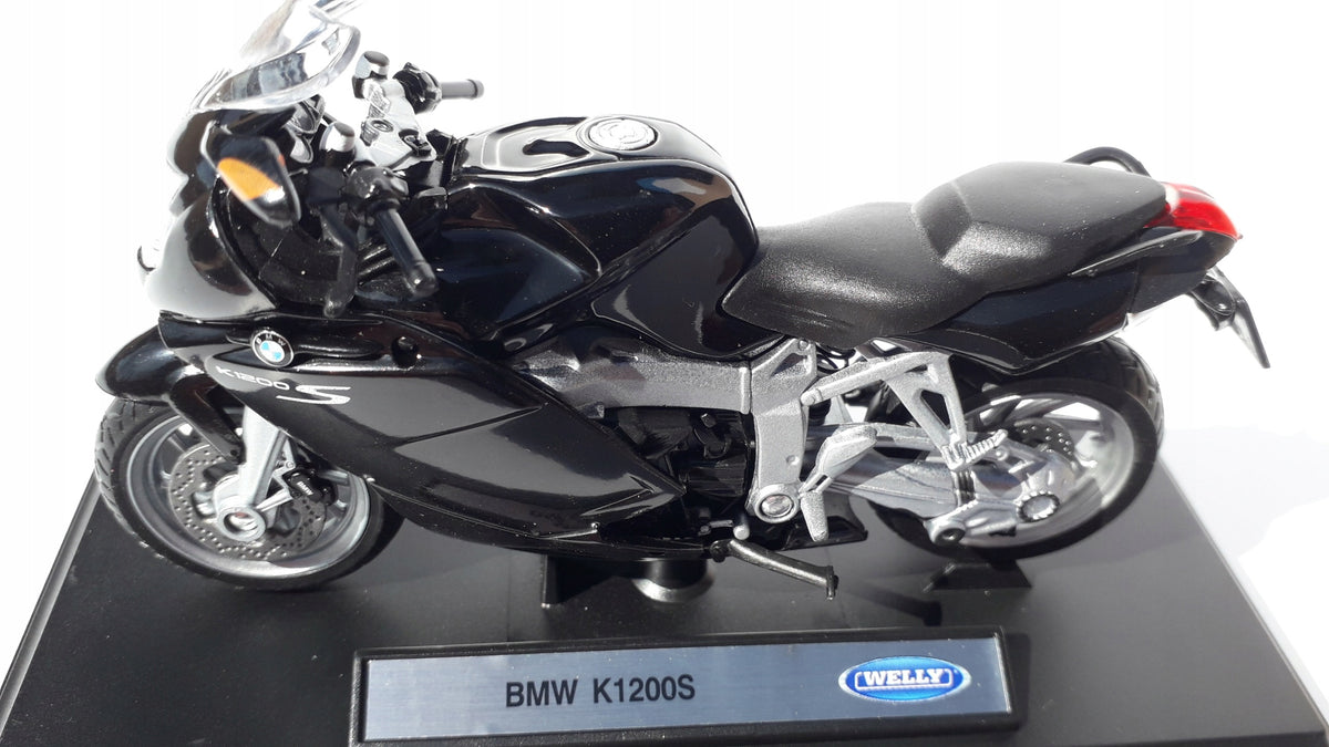 WELLY BMW K1200S Black Beta Motorcycle Metal WELLY 1:18