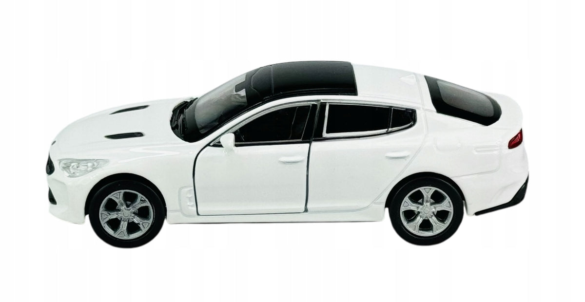 WELLY KIA Stinger White Metal Tadpole Model WELLY 1:34 Brand Welly